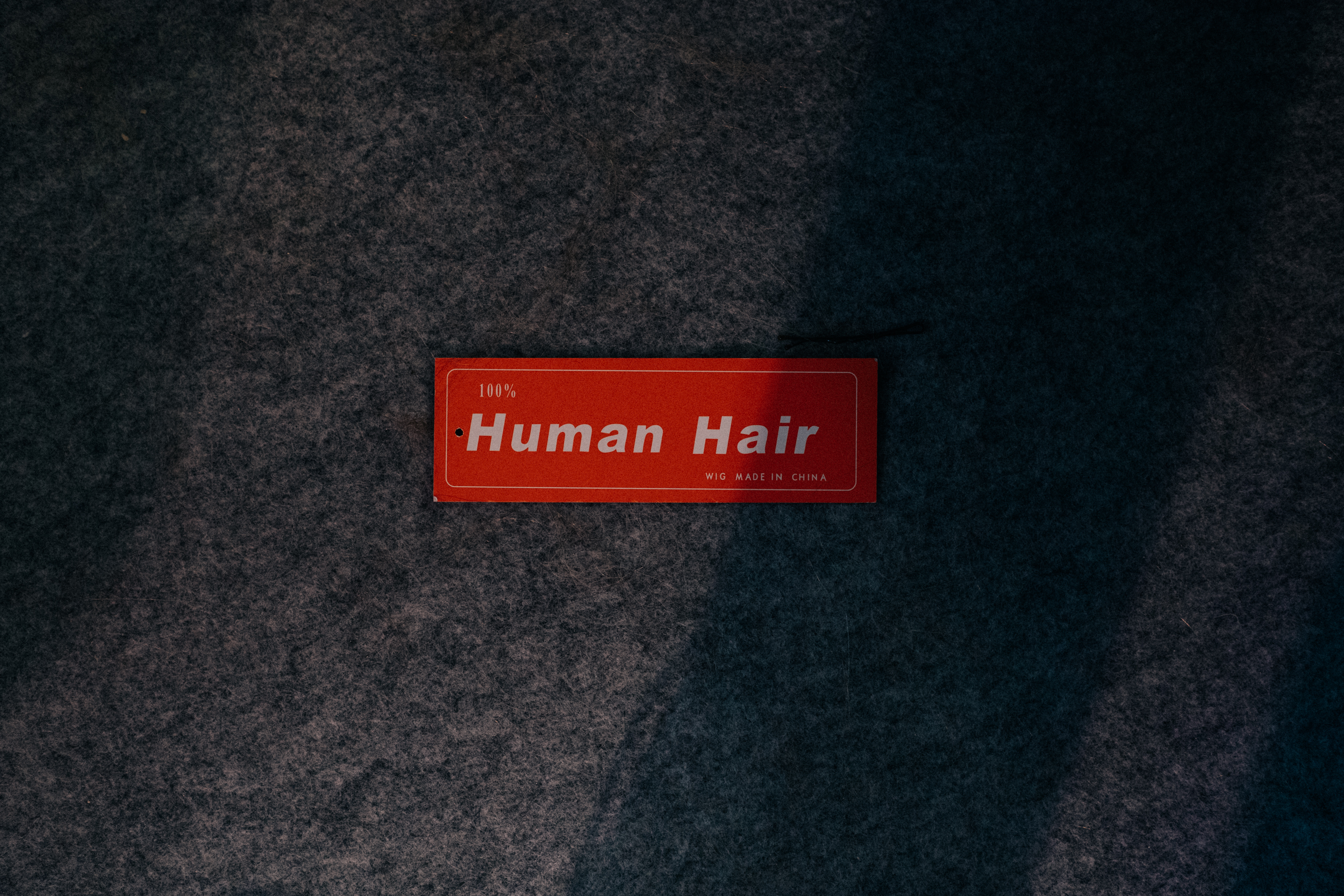 Human Hair sign for the wigs