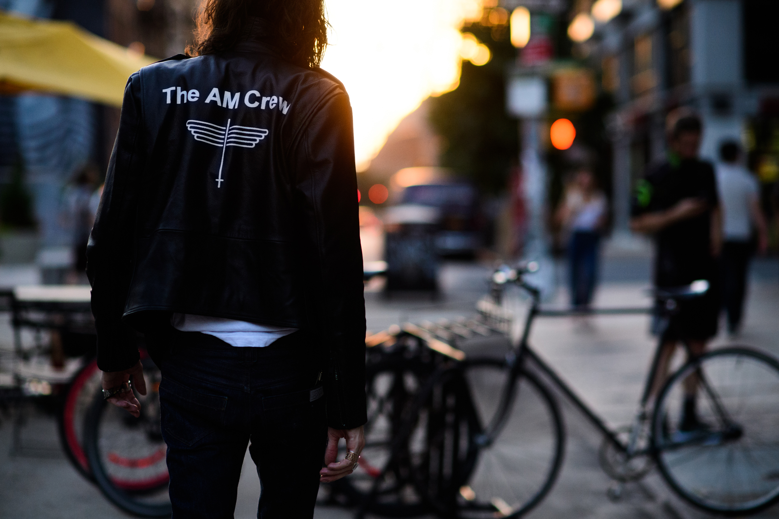 American male model wearing AM Crew