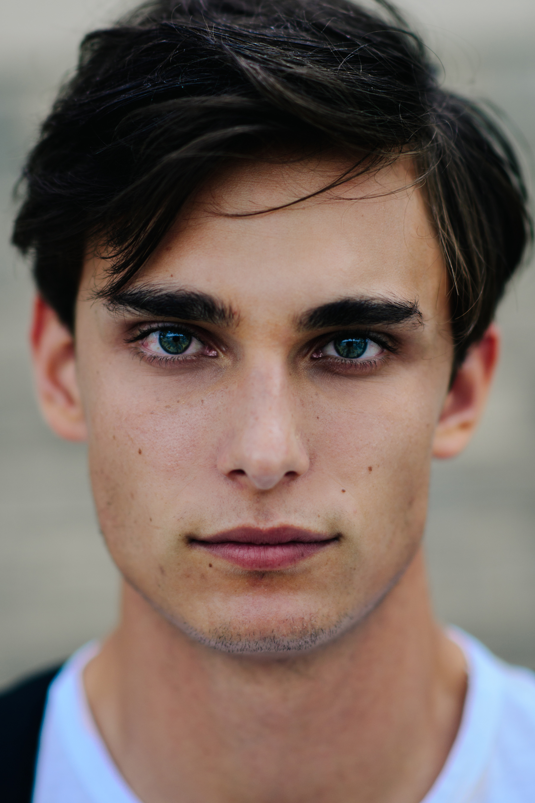 Portrait of American male model