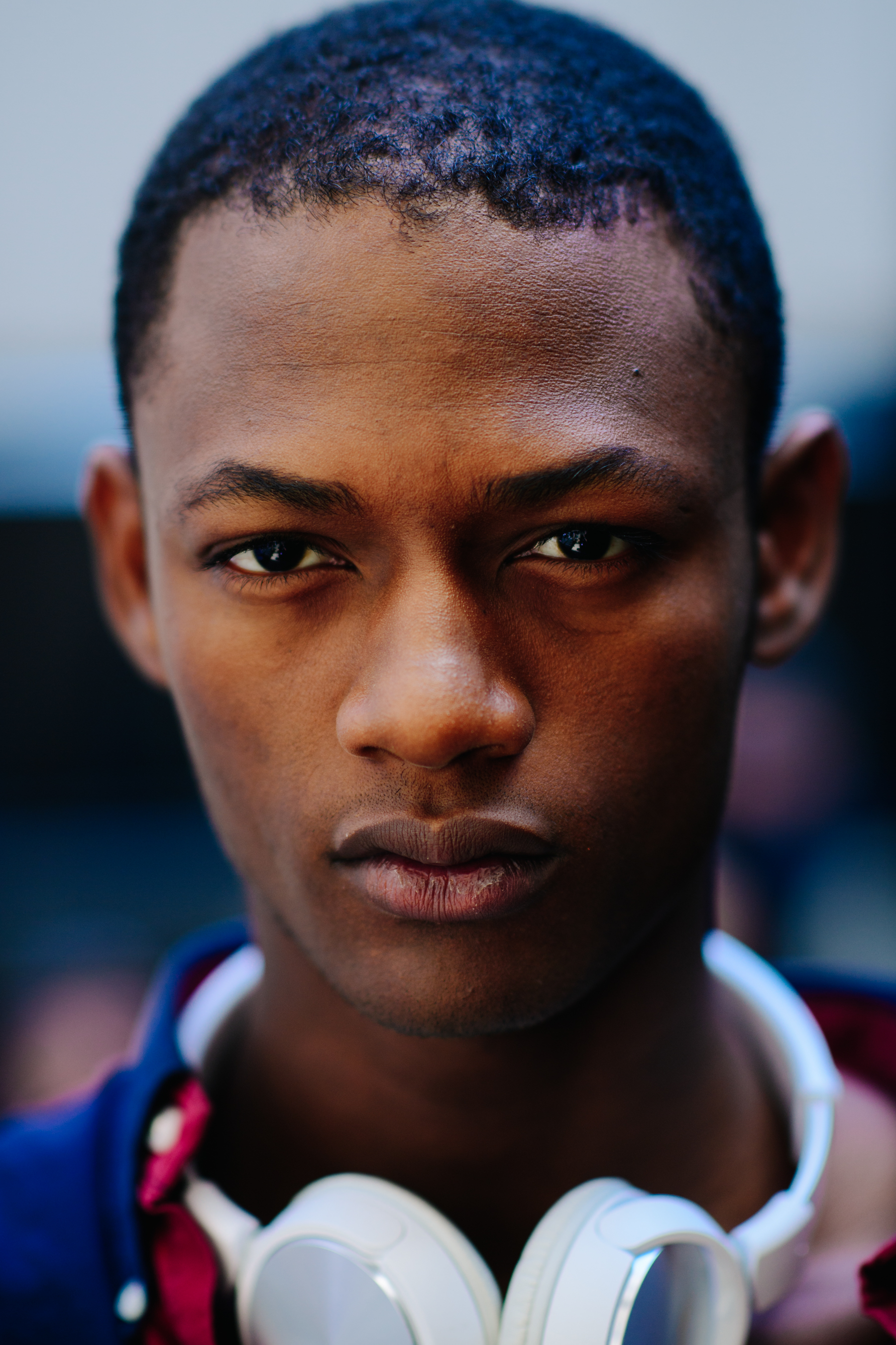 Portrait of Brazilian male model