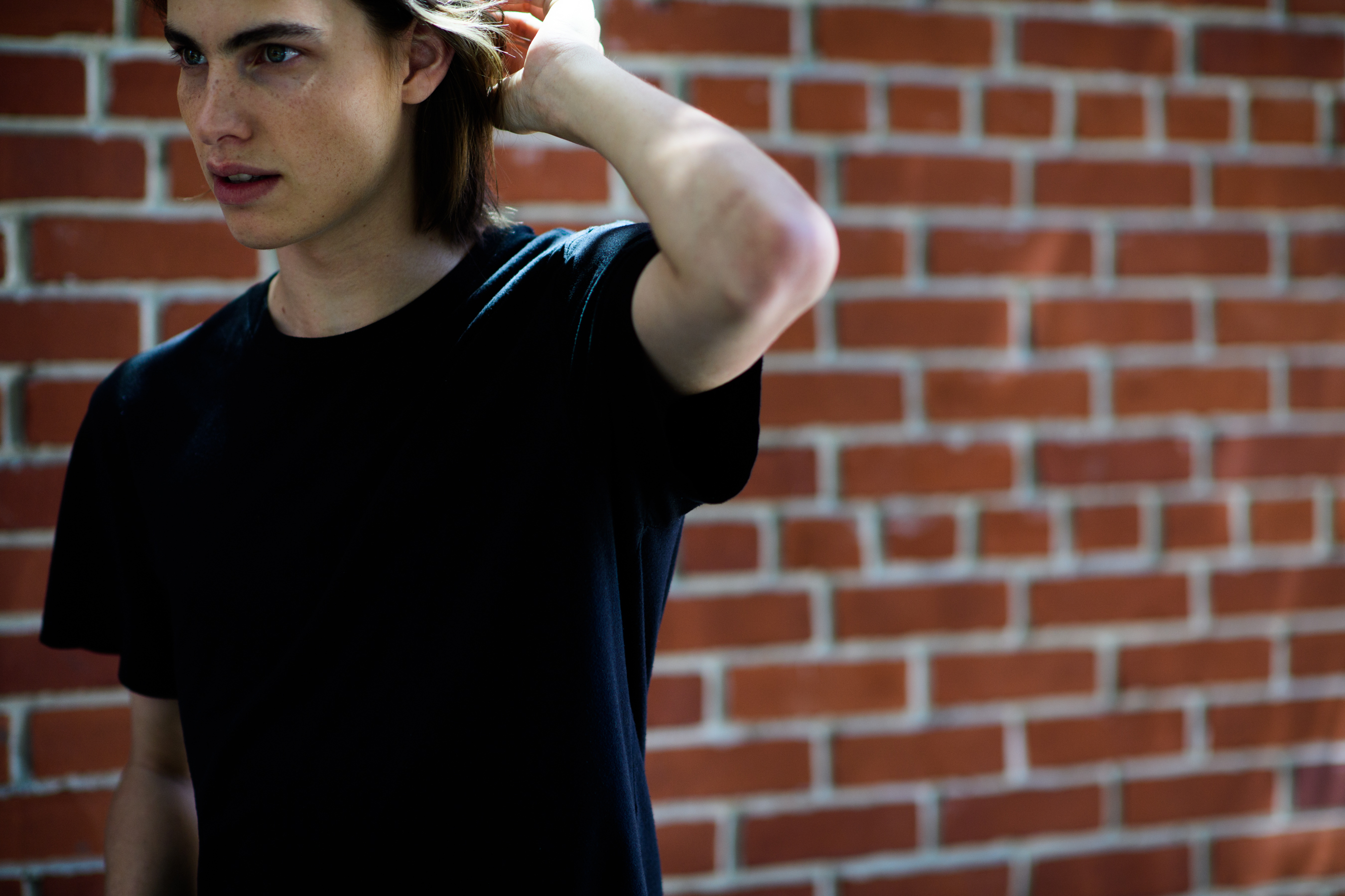 American male model beautiful face