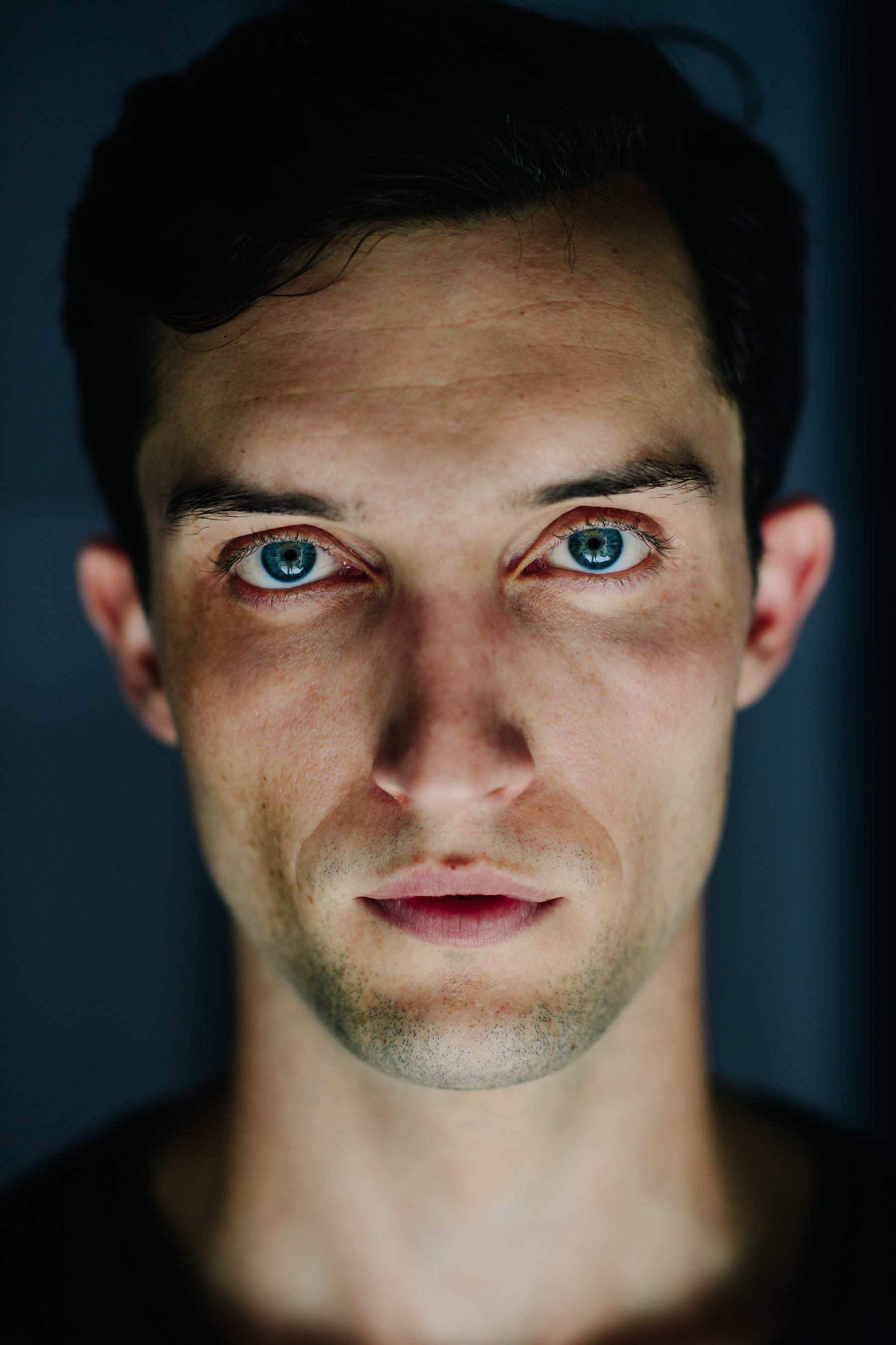 Portrait of American male model