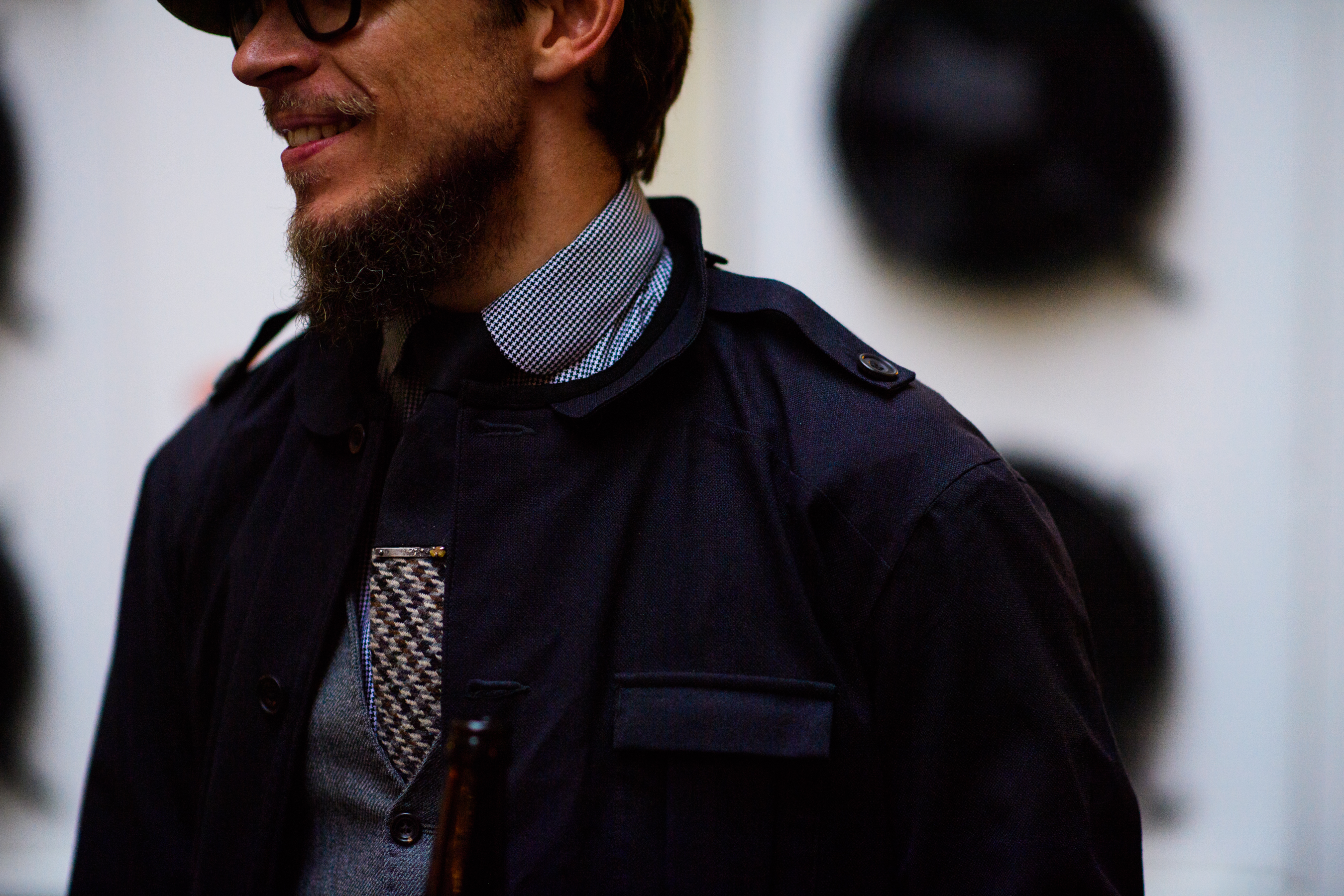 Man wearing classic coat and suit