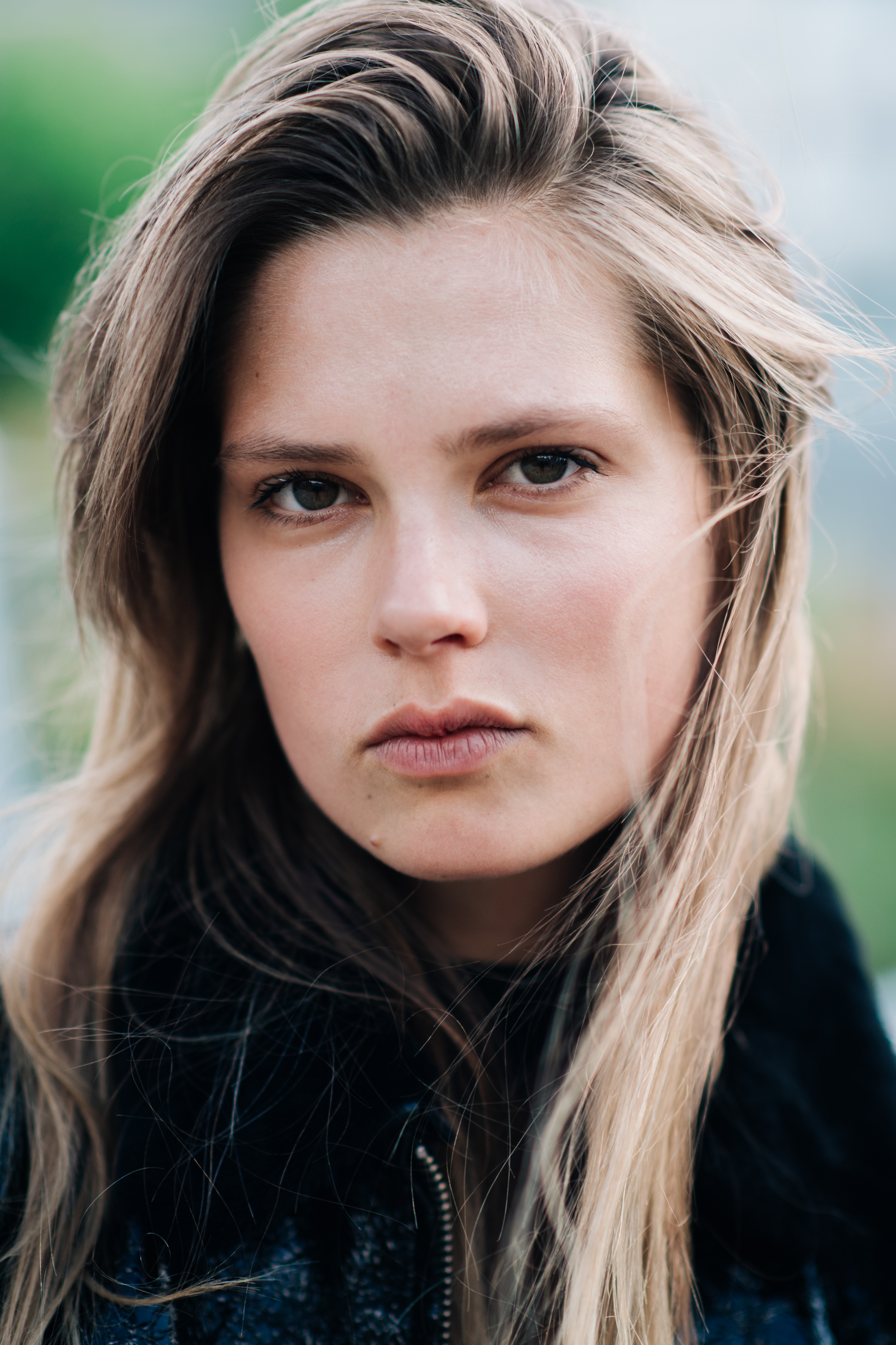 Portrait of Danish top model