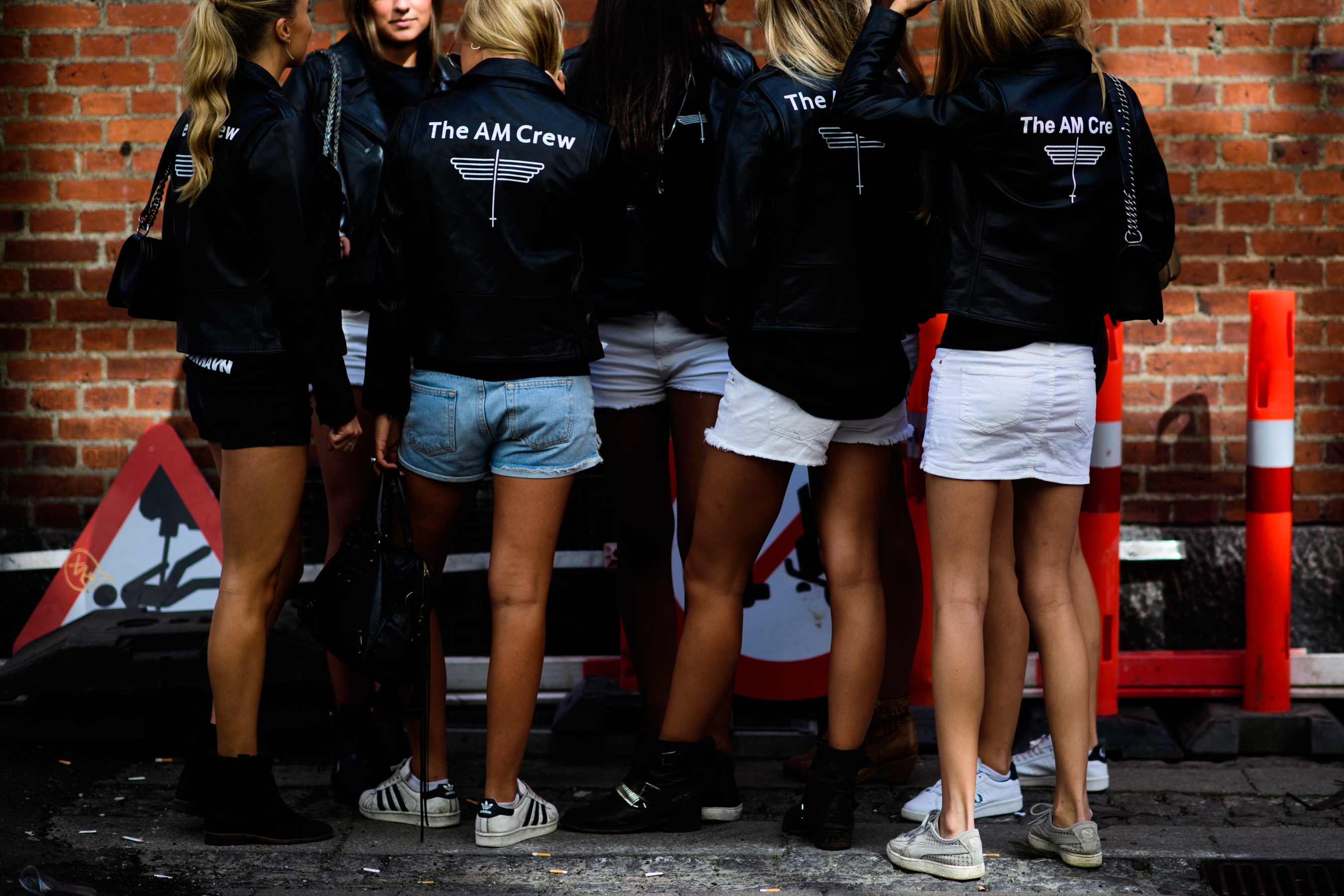Girls wearing The AM Crew jackets