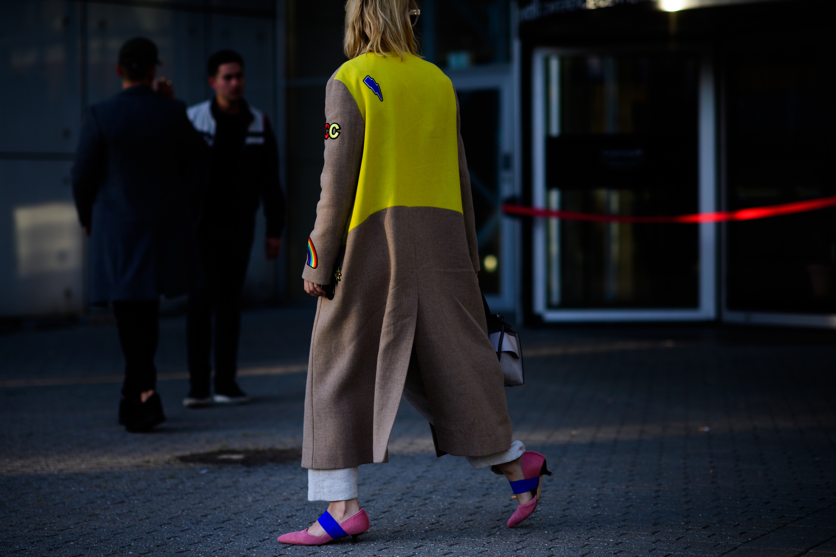 Danish blogger wearing beige coat