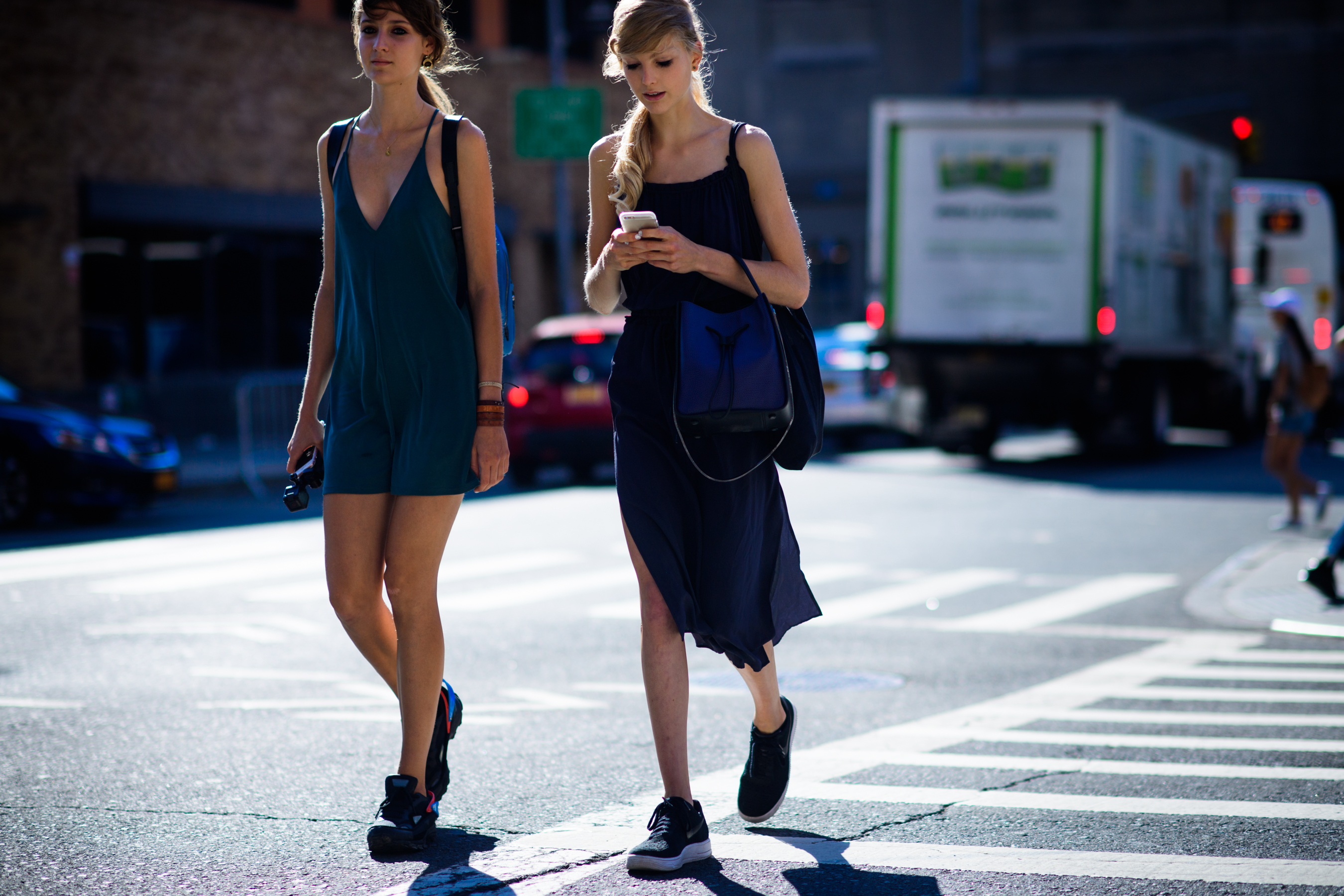 Two models after the show