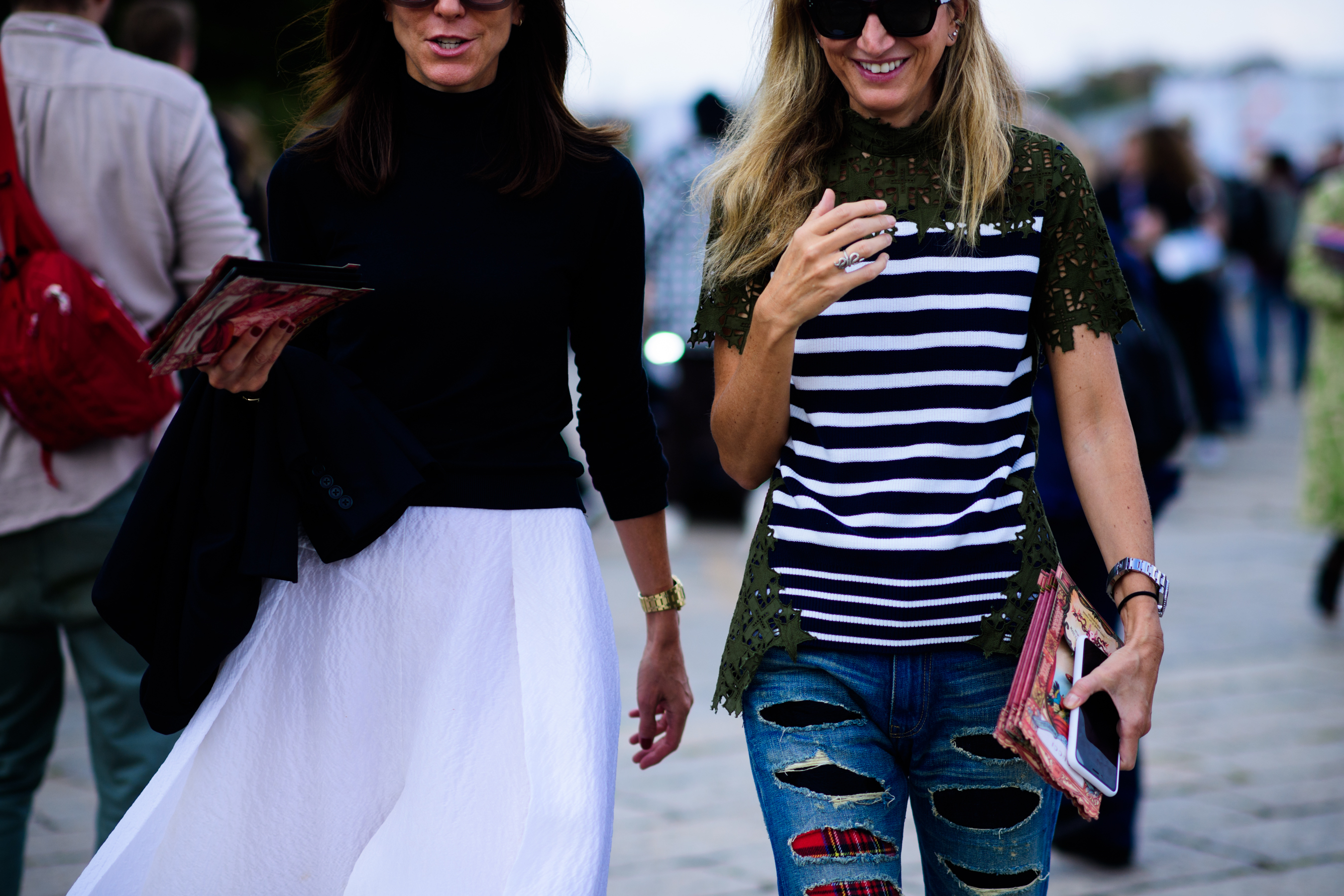 Two women after the show