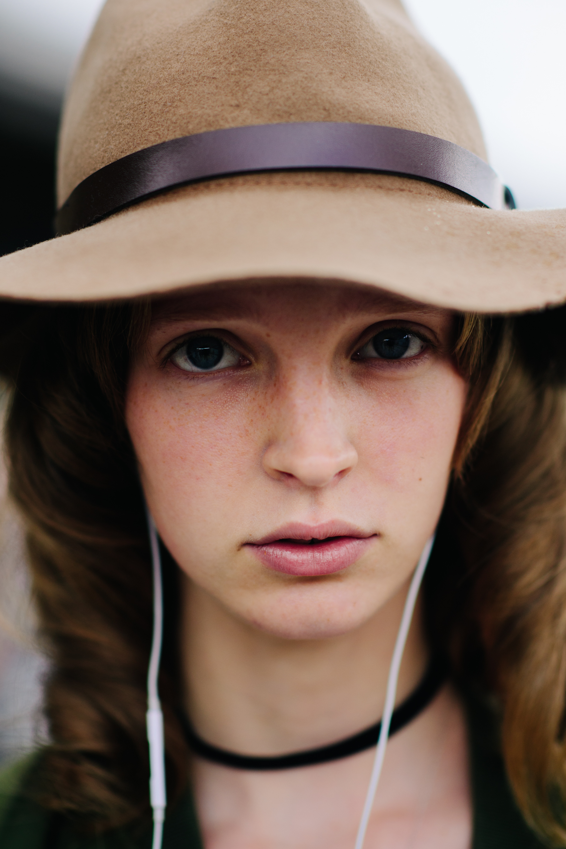 Portrait of a model after Gucci