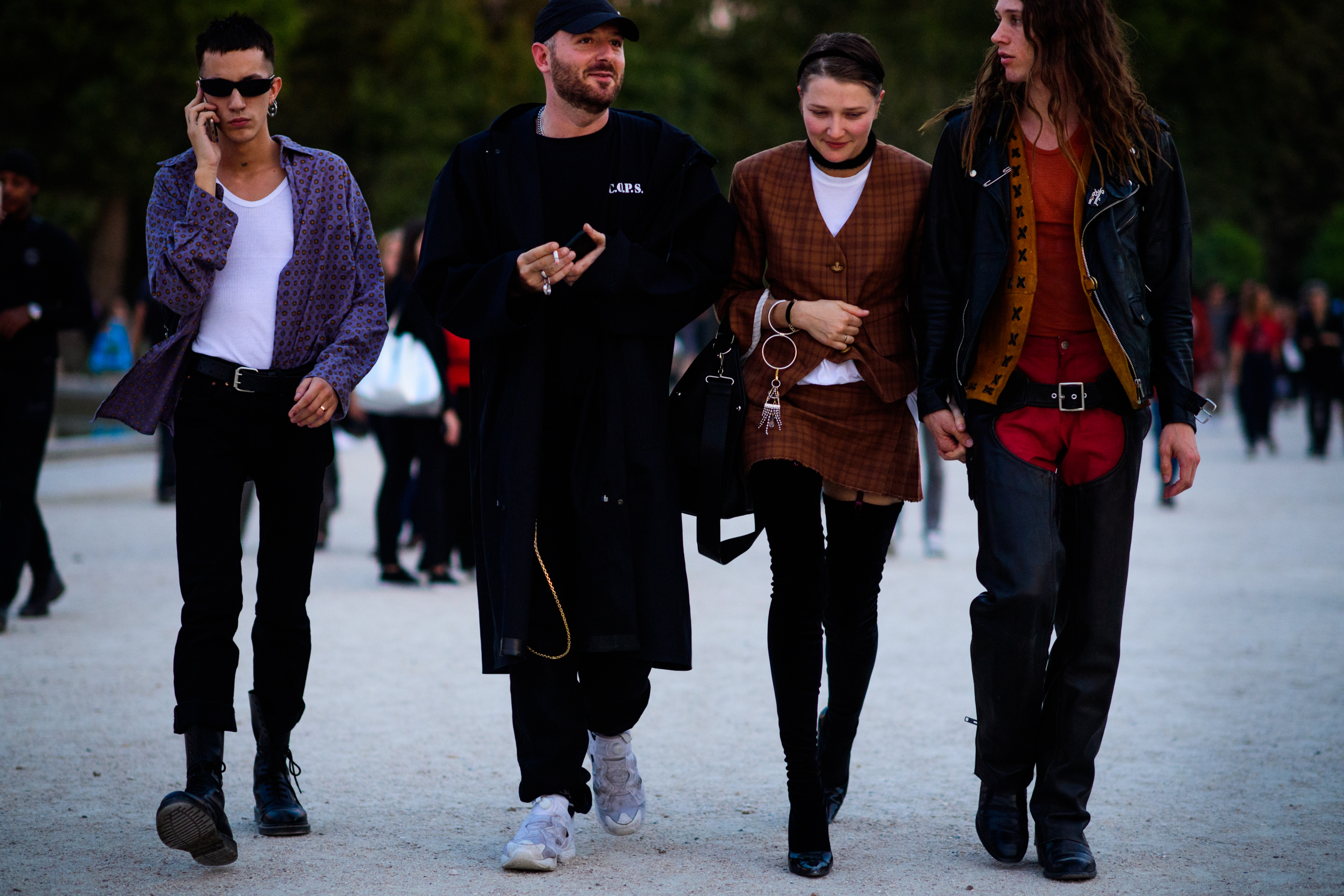 Vetements crew after the show