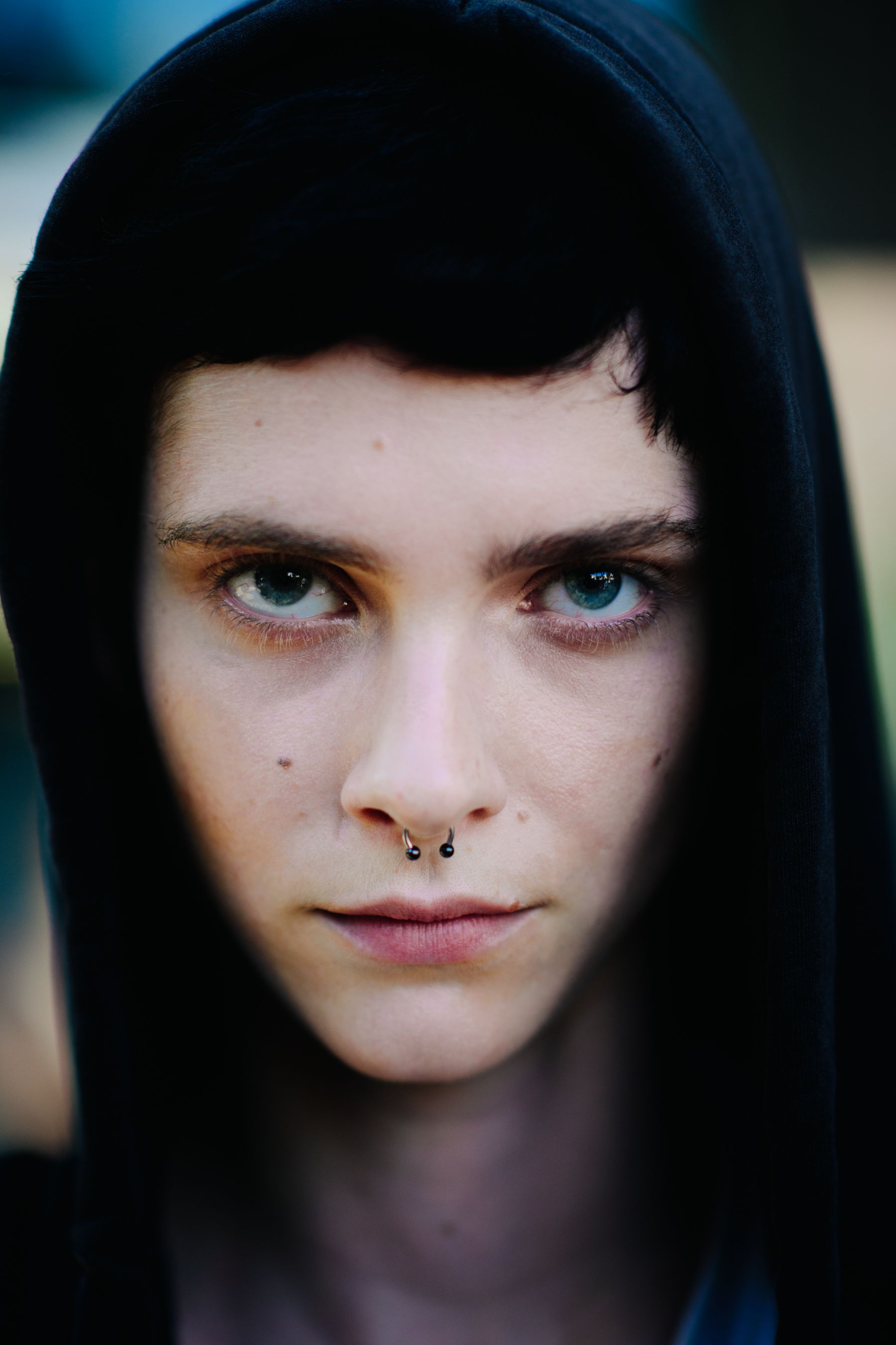 Portrait of a model after Jil Sander