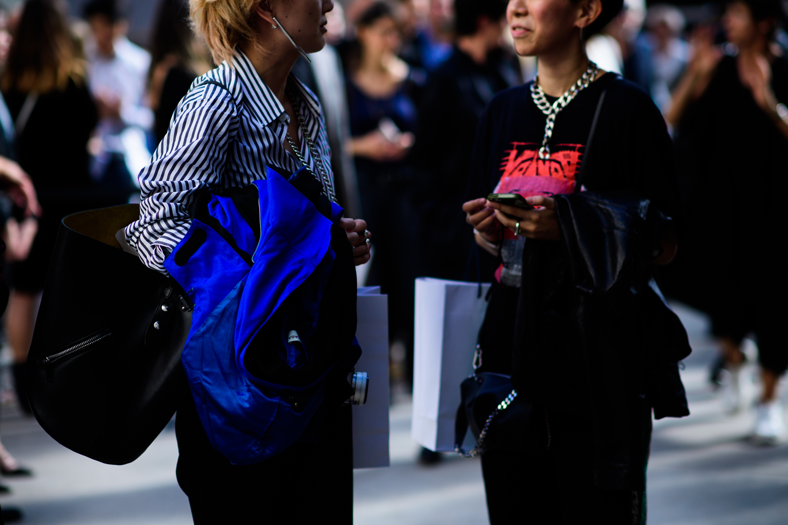 Two women after the show
