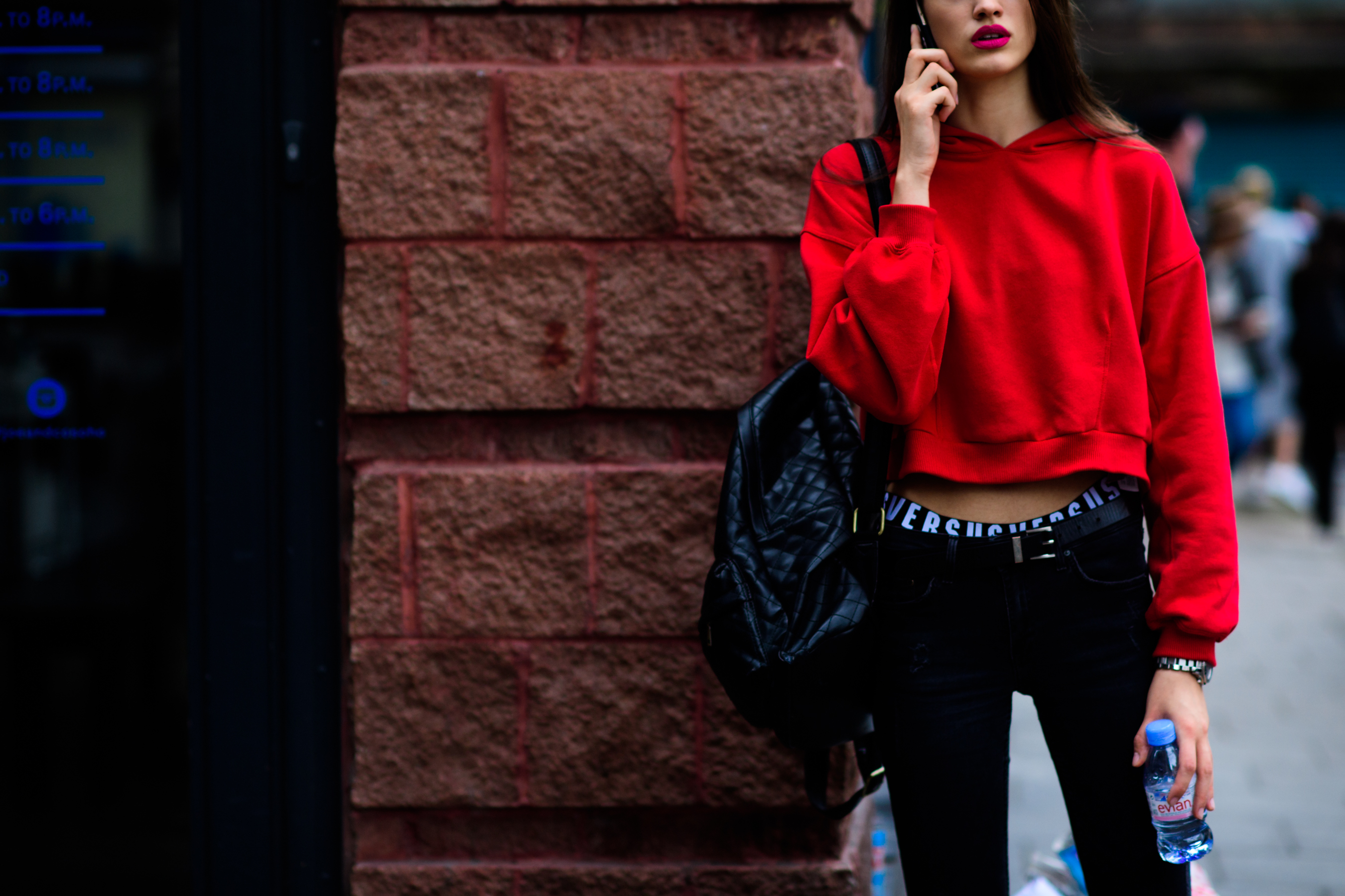 Model wearing Versus Versace underwear