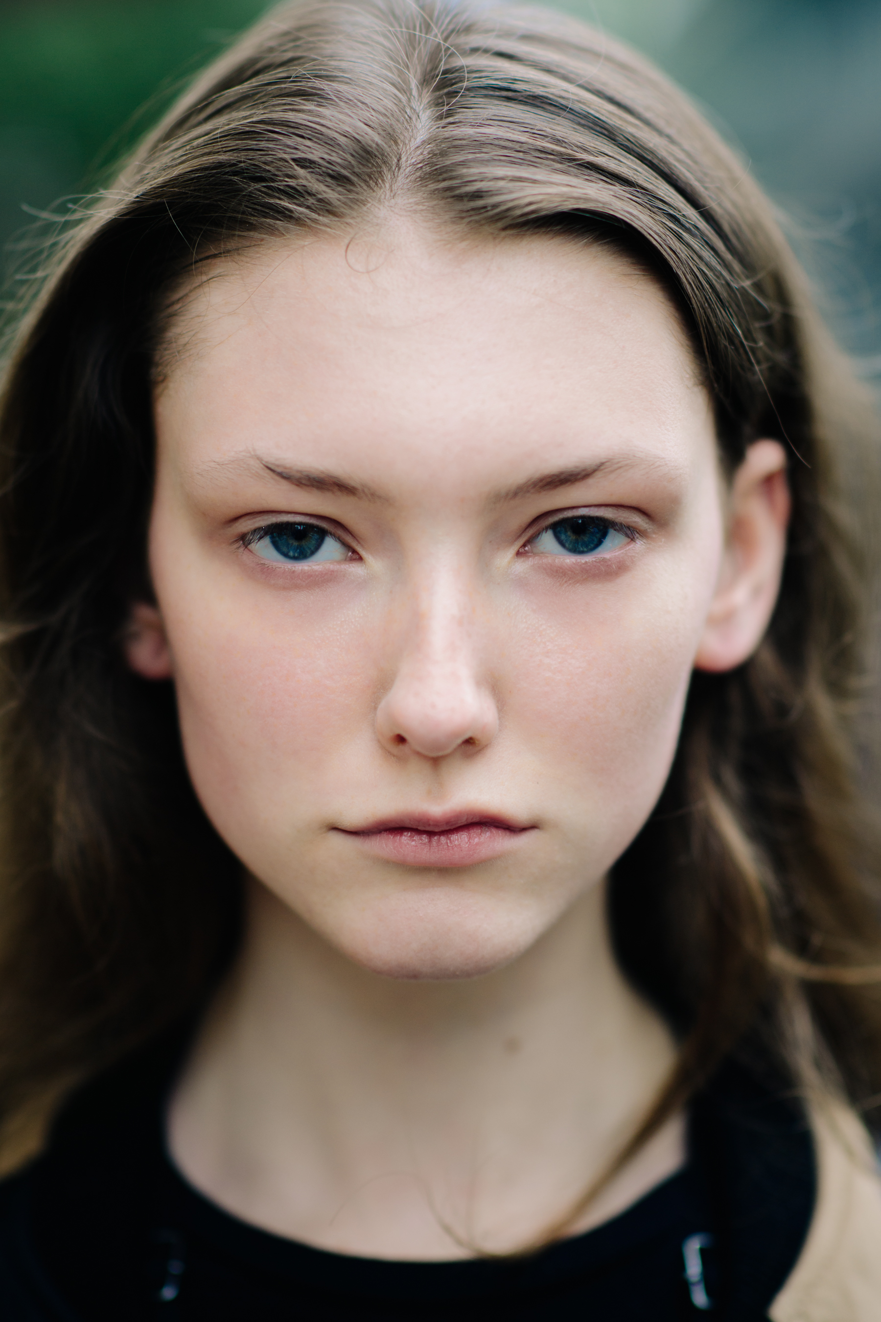 Portrait of an American model