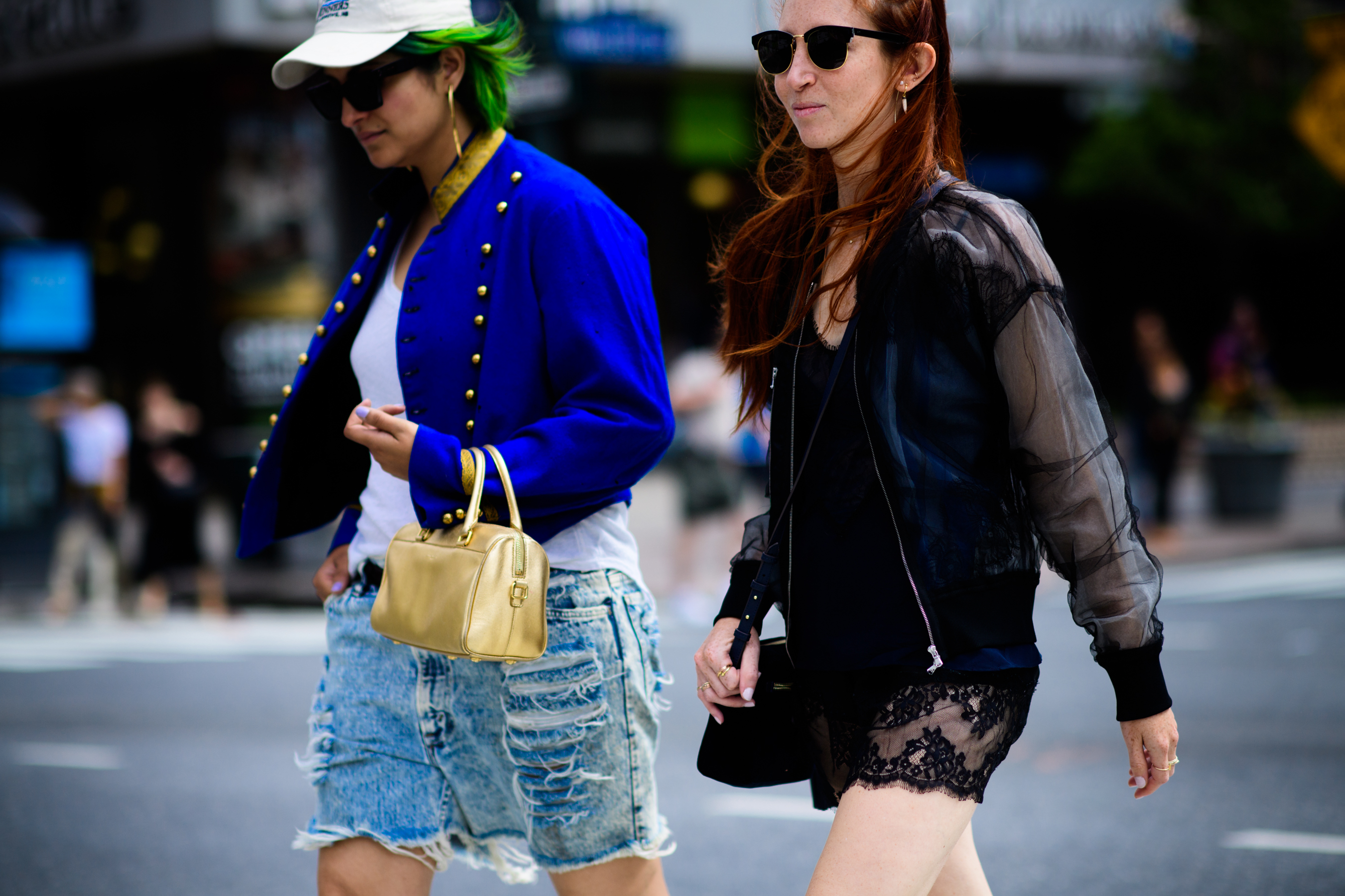 Two women before the show