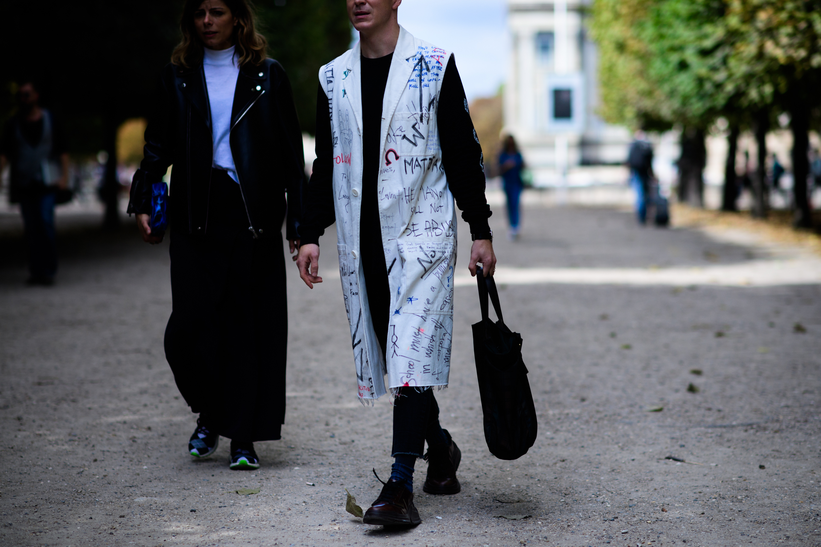 Man wearing Raf Simons vest