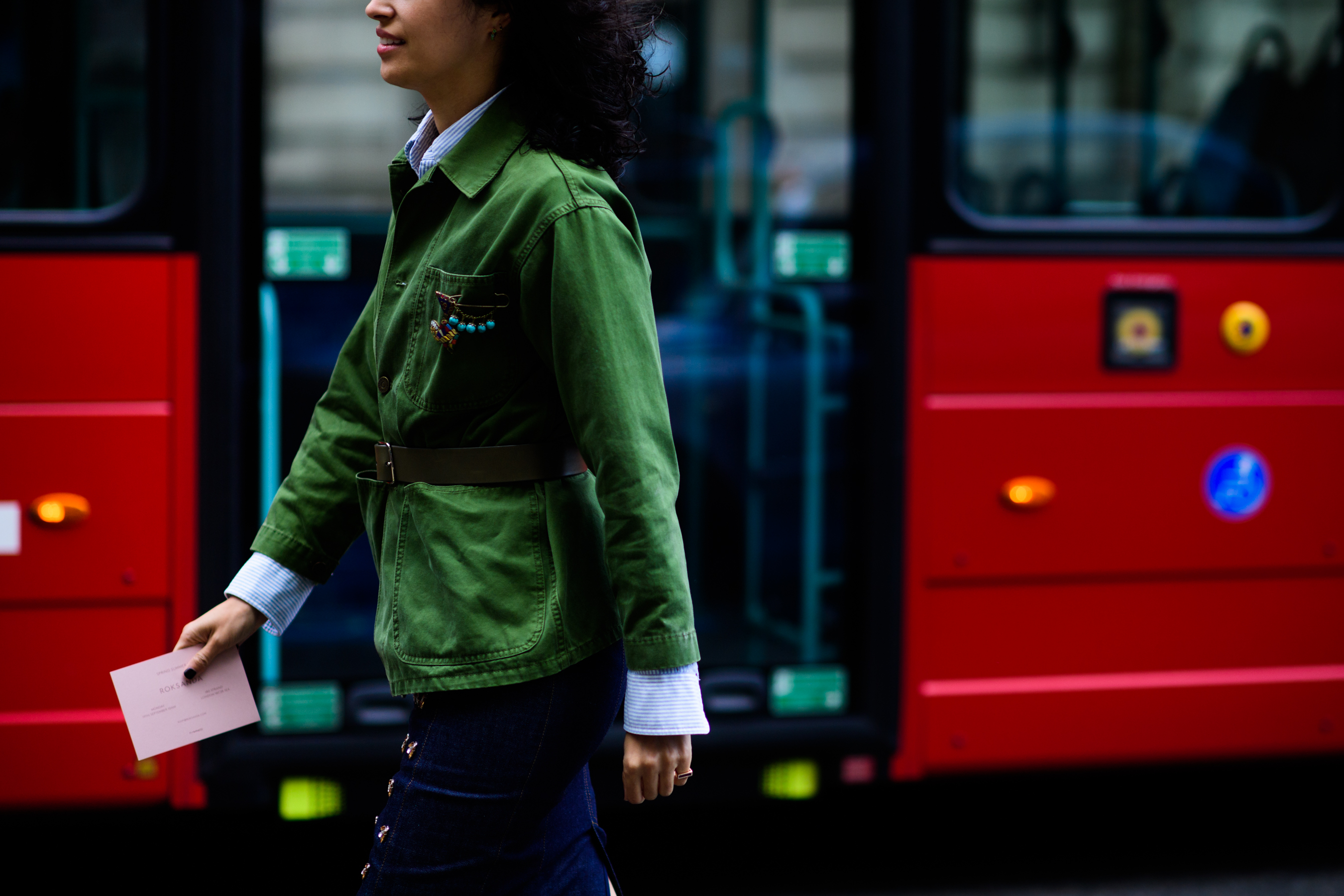 Tank magazine editor in green jacket