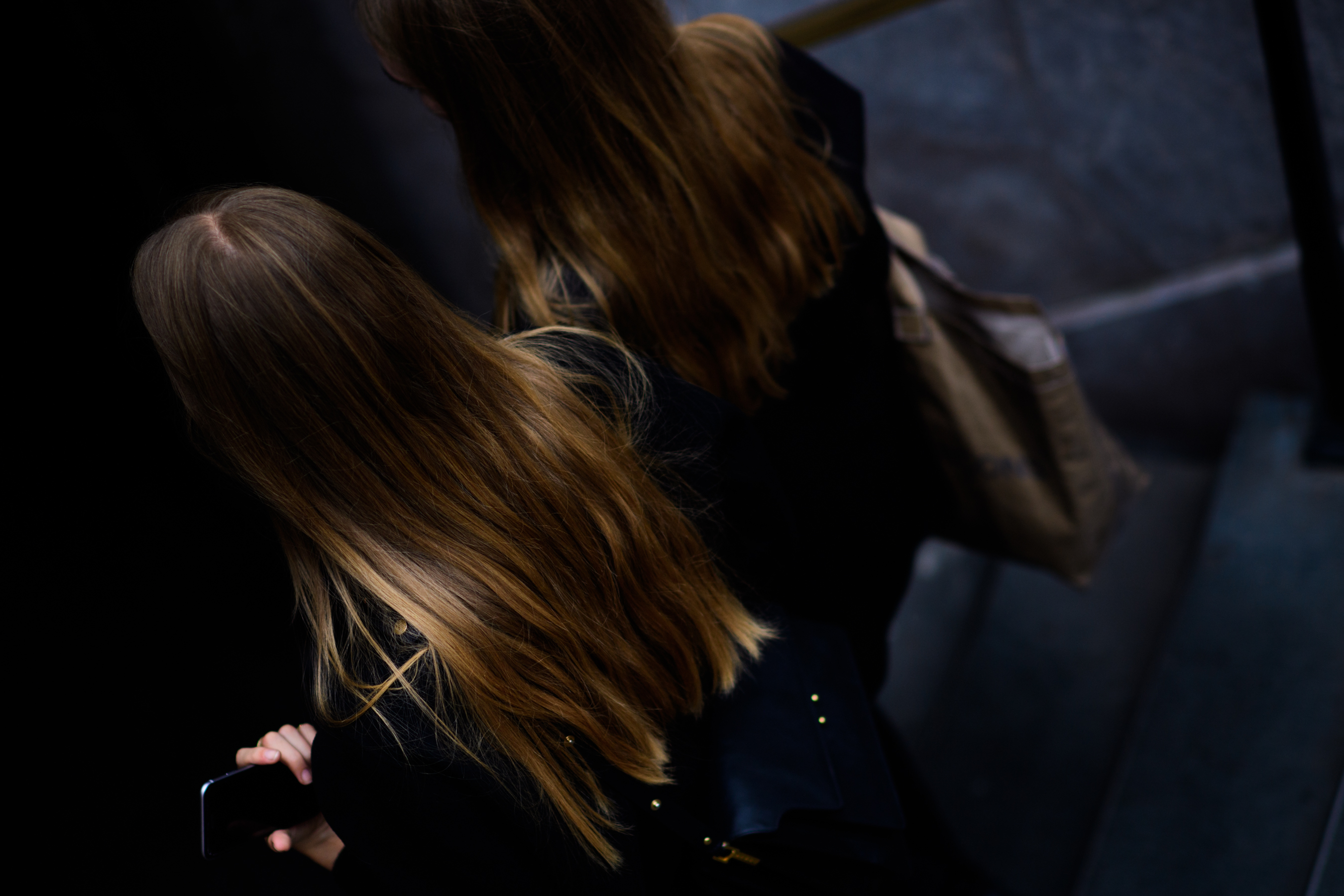 Danish twins with long hair