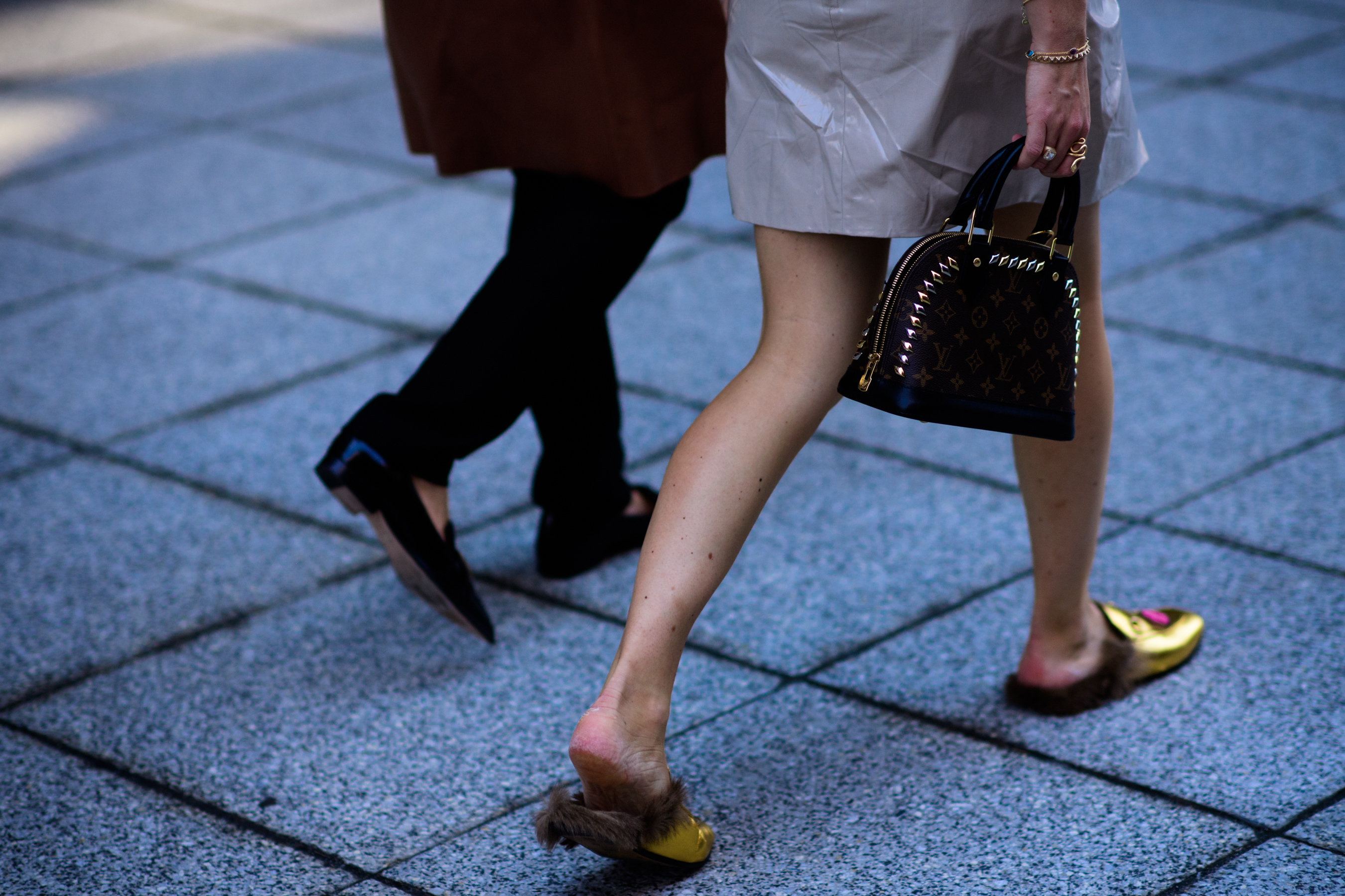 Two women before Boss Women show