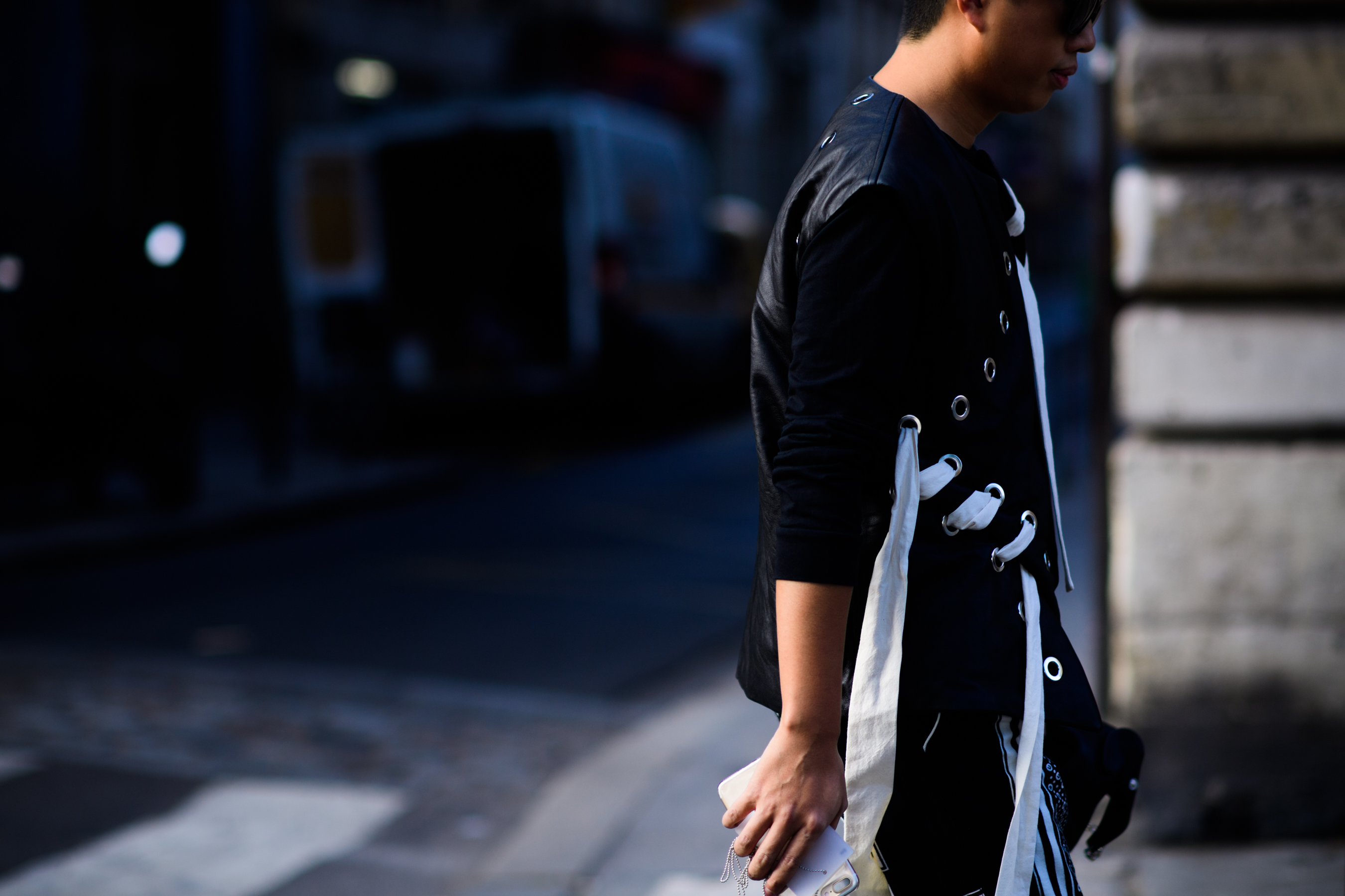 Chinese stylist wearing Craig Green