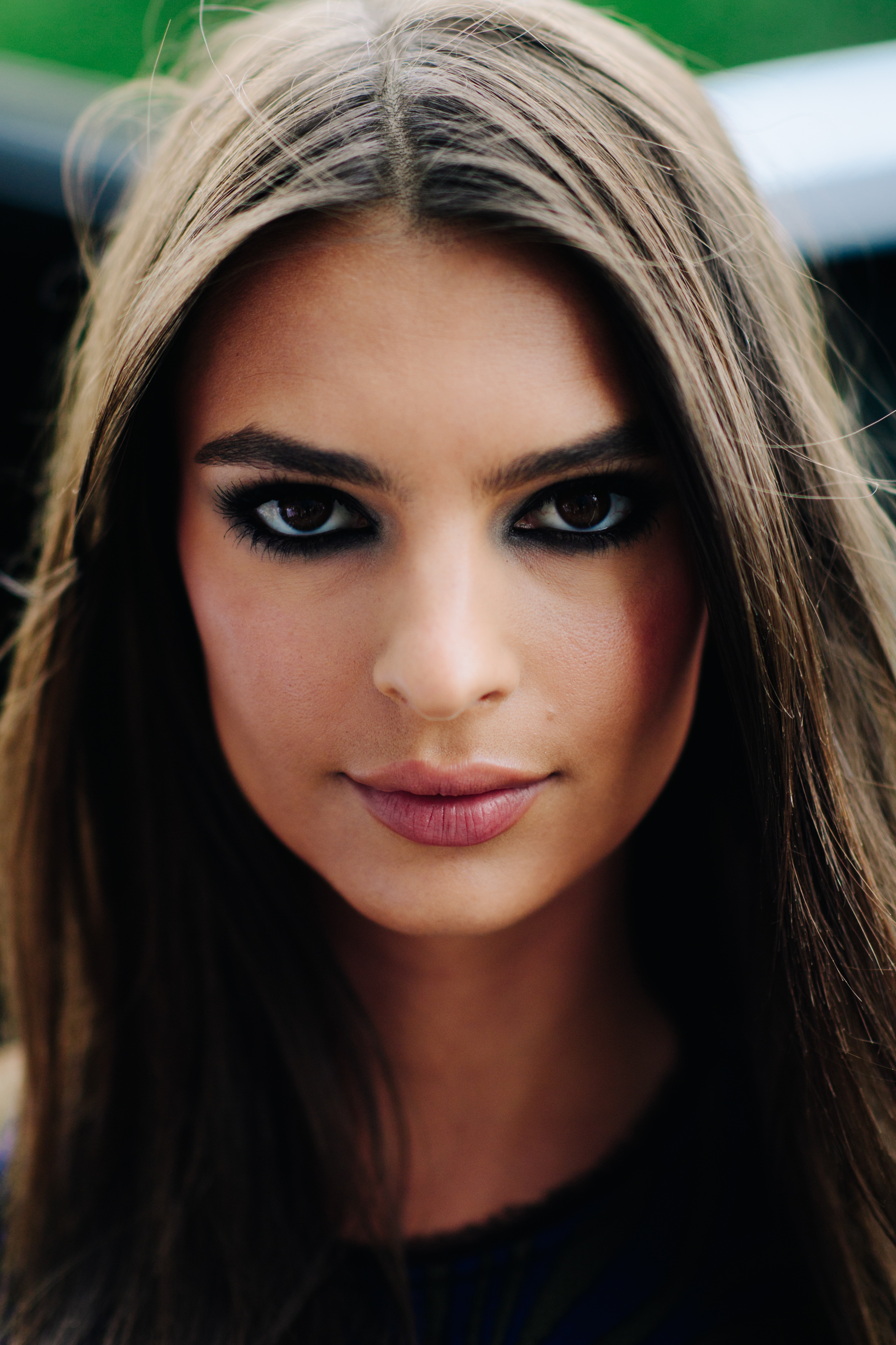 Portrait of a American model and actress