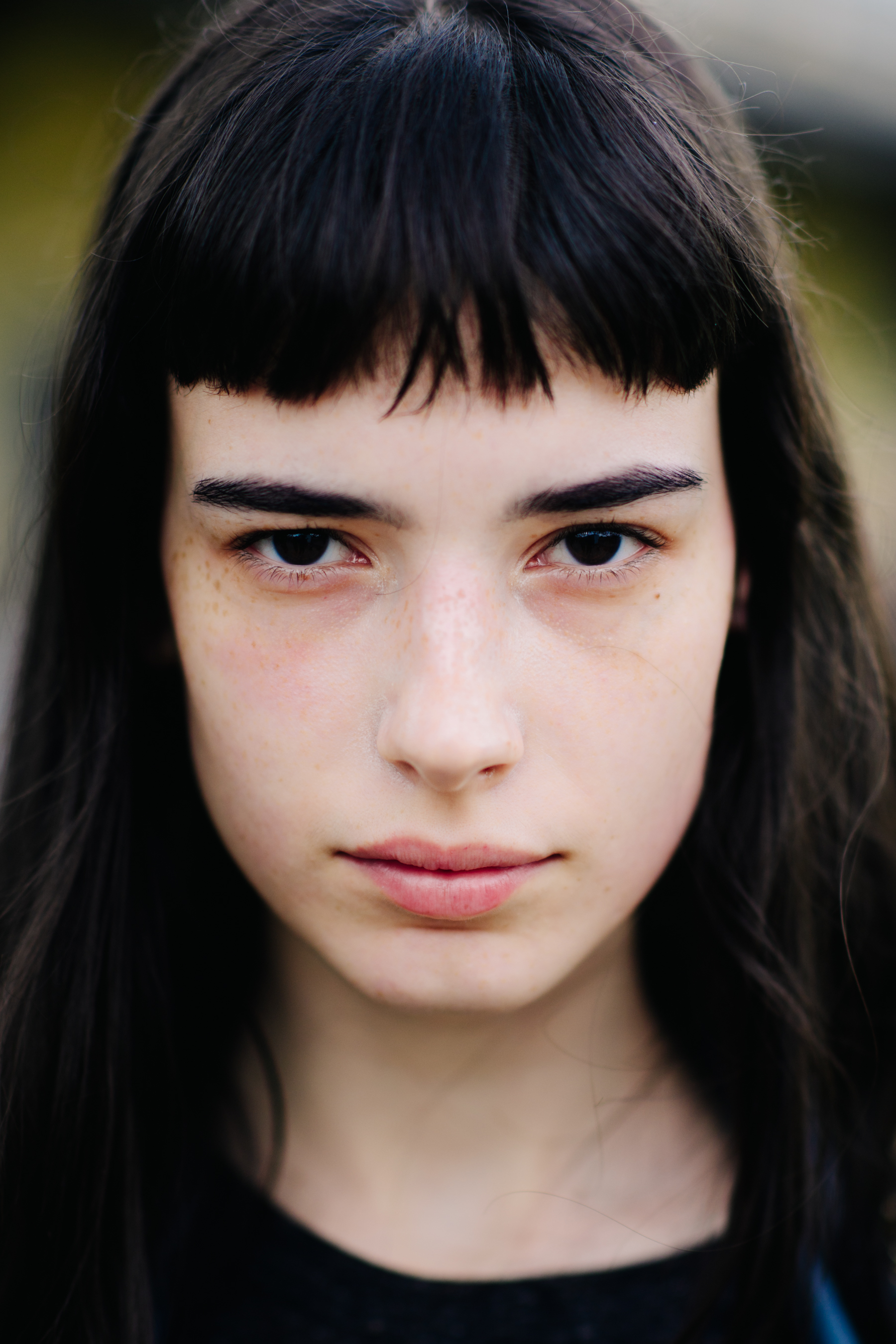 Portrait of a model after Gucci