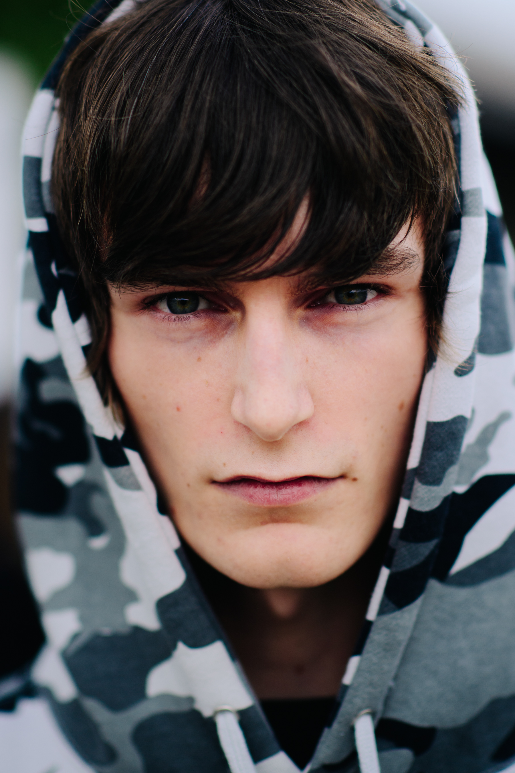 Portrait of a male model after Gucci