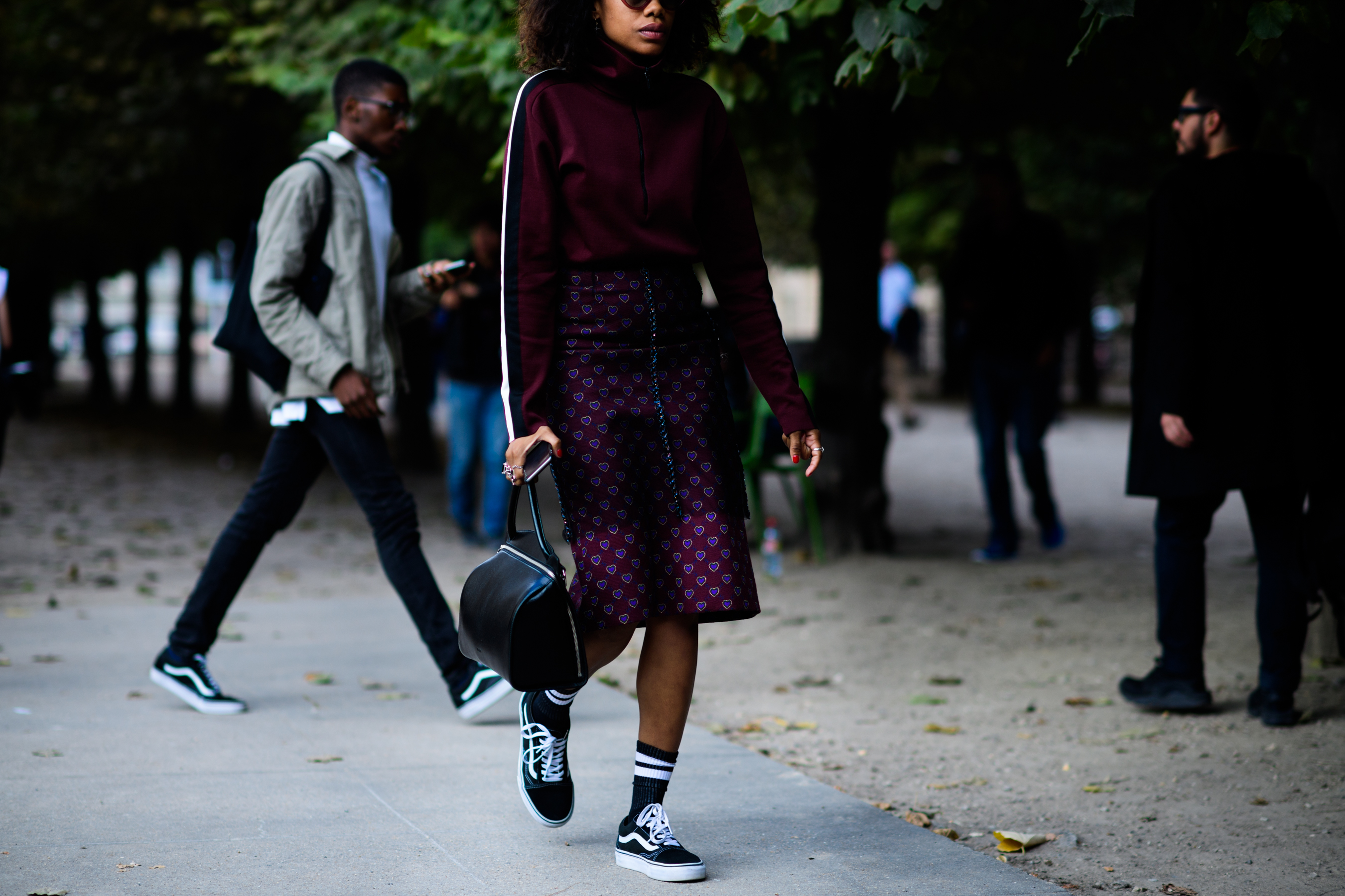 German magazine editor wearing Vans