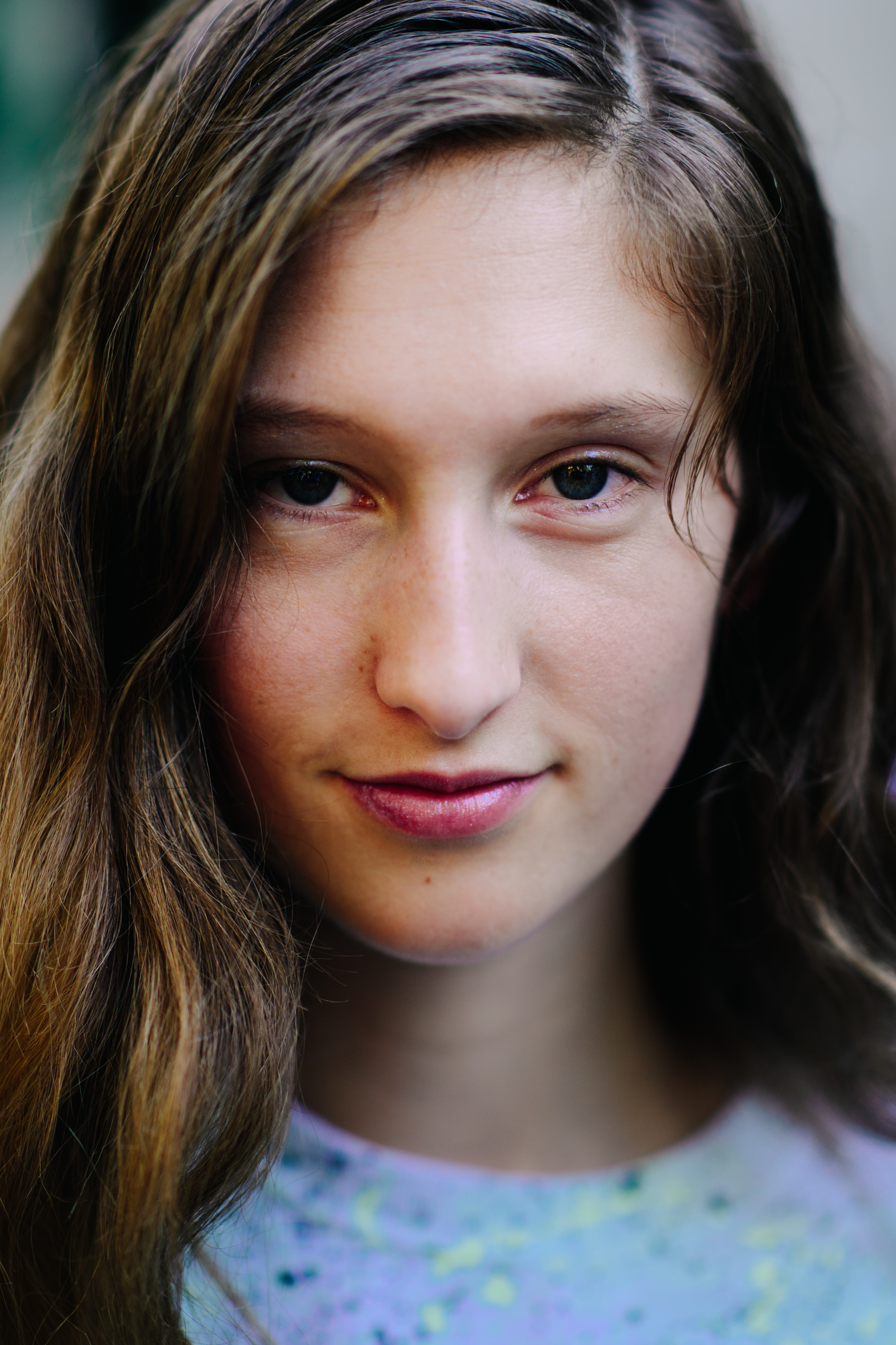 Portrait of a model after Marni