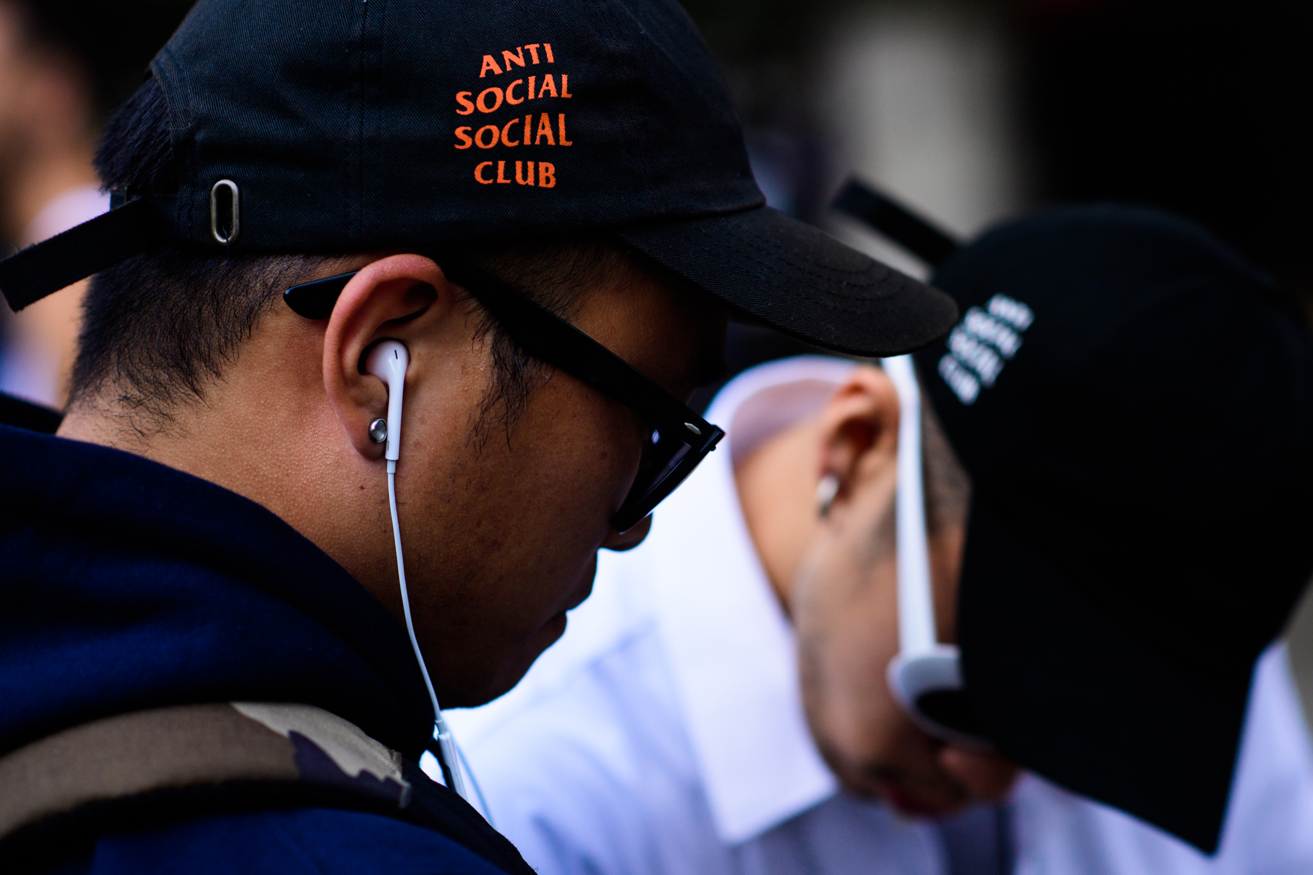 Two photographers with snapback