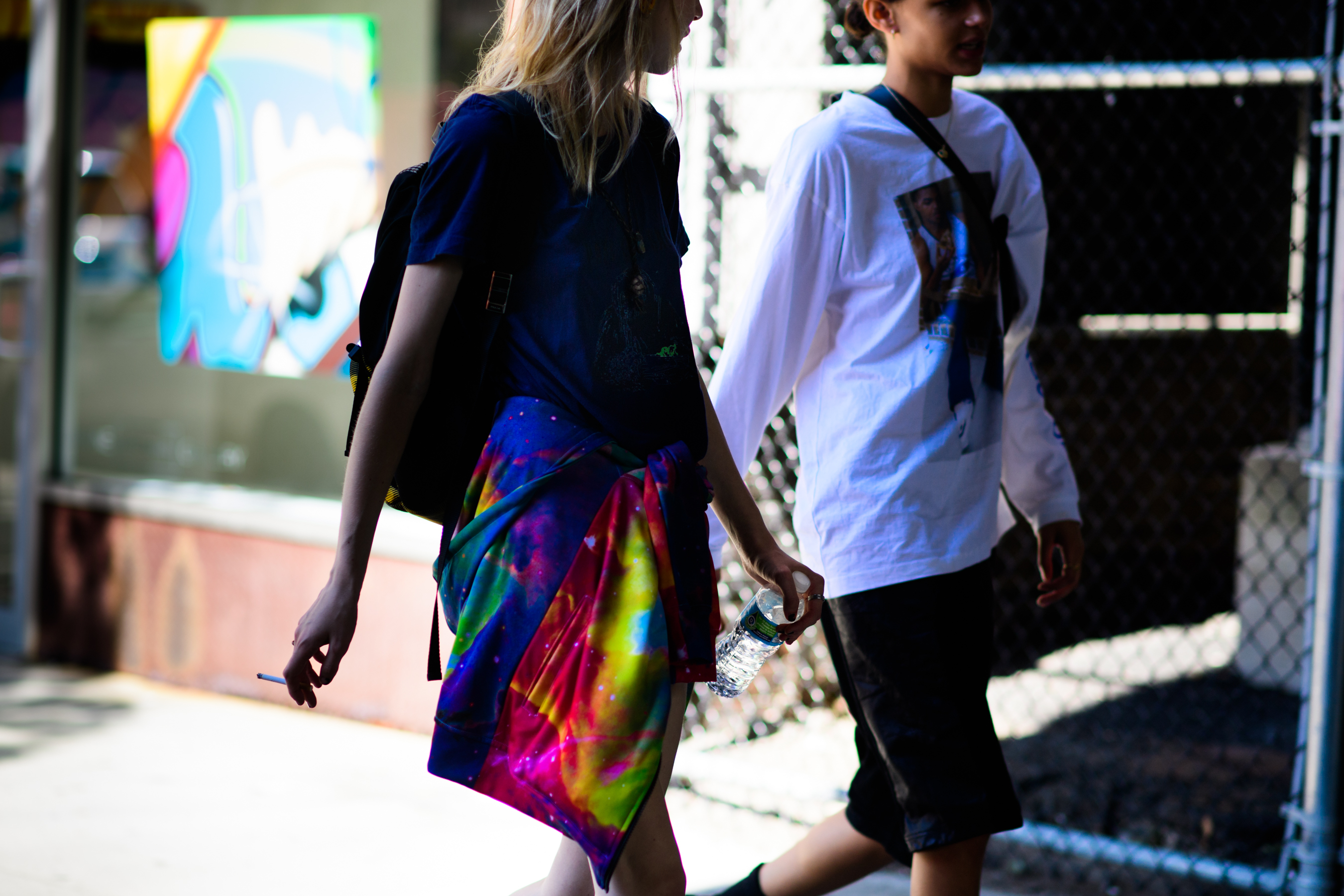 Two models after the show