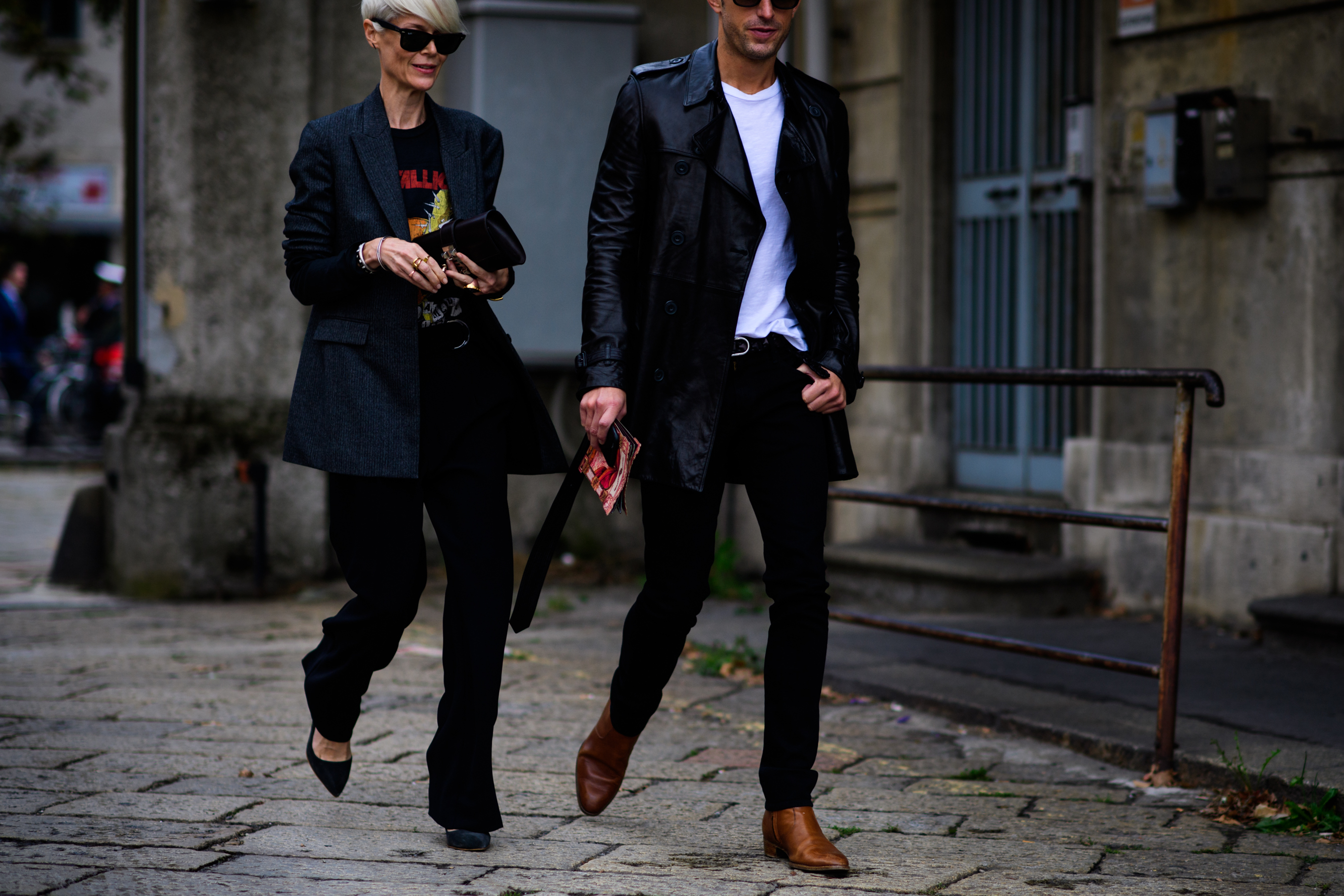 Man and woman before Gucci