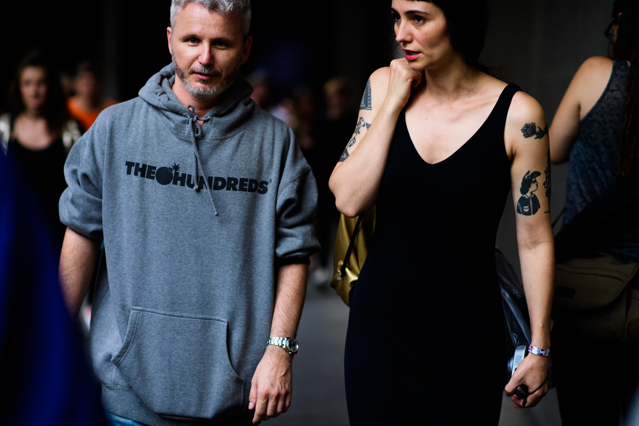 Man and woman after the show