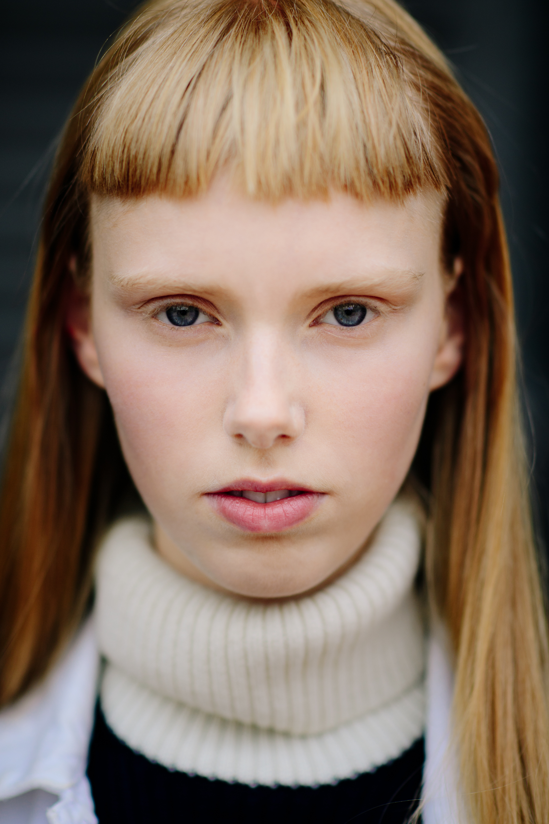 Portrait of Danish model