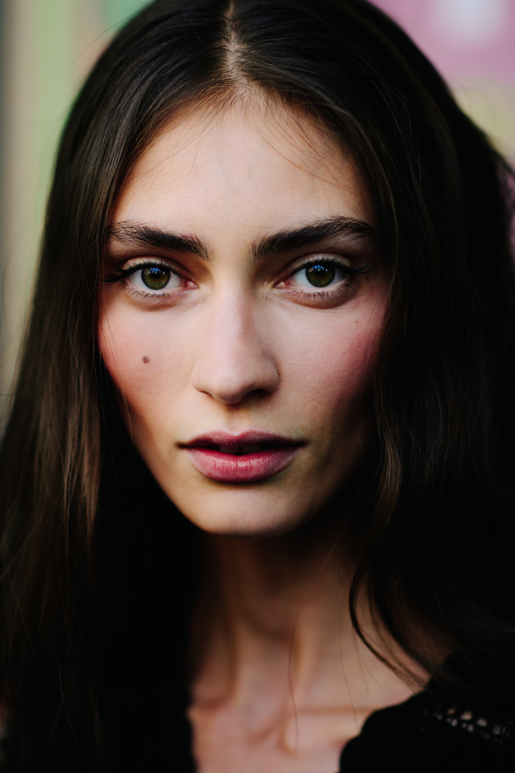 Portrait of French model after Etro