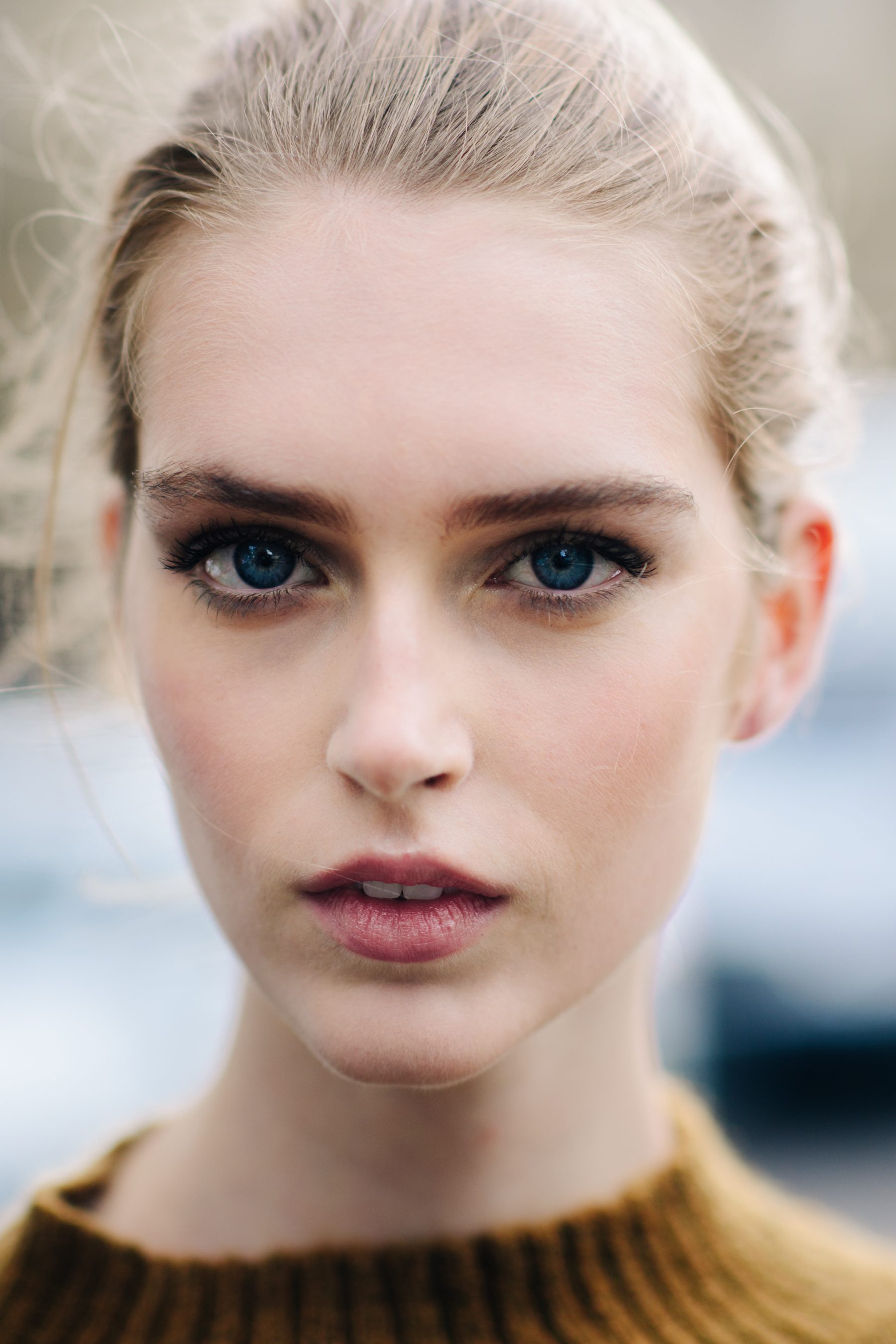 Portrait of a beautiful model