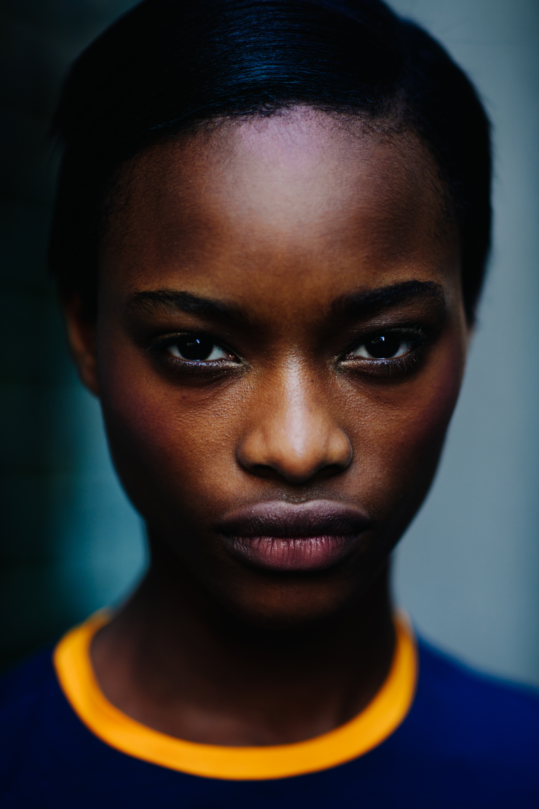Portrait of a model after Jil Sander