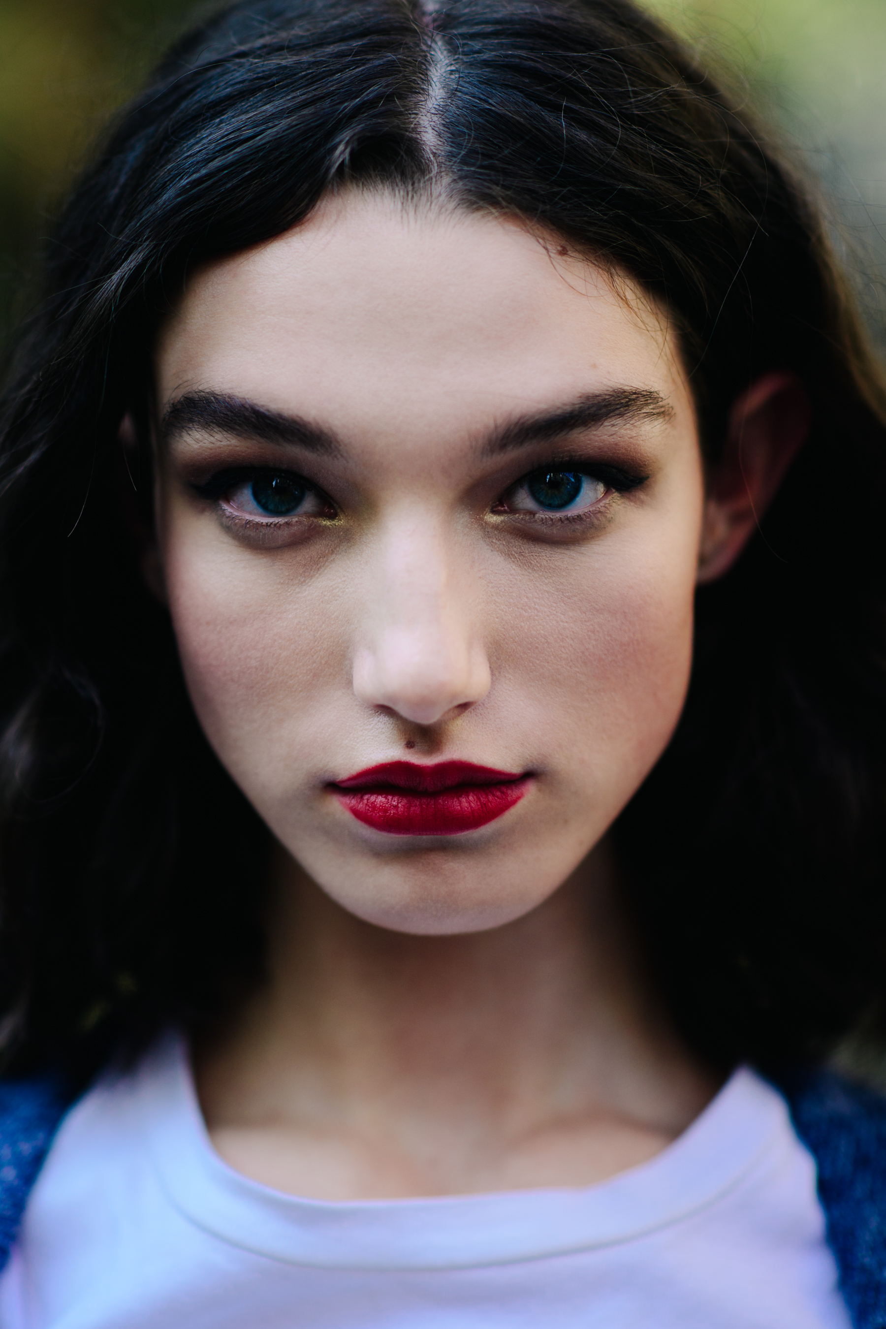 Portrait of a model after Dolce & Gabbana
