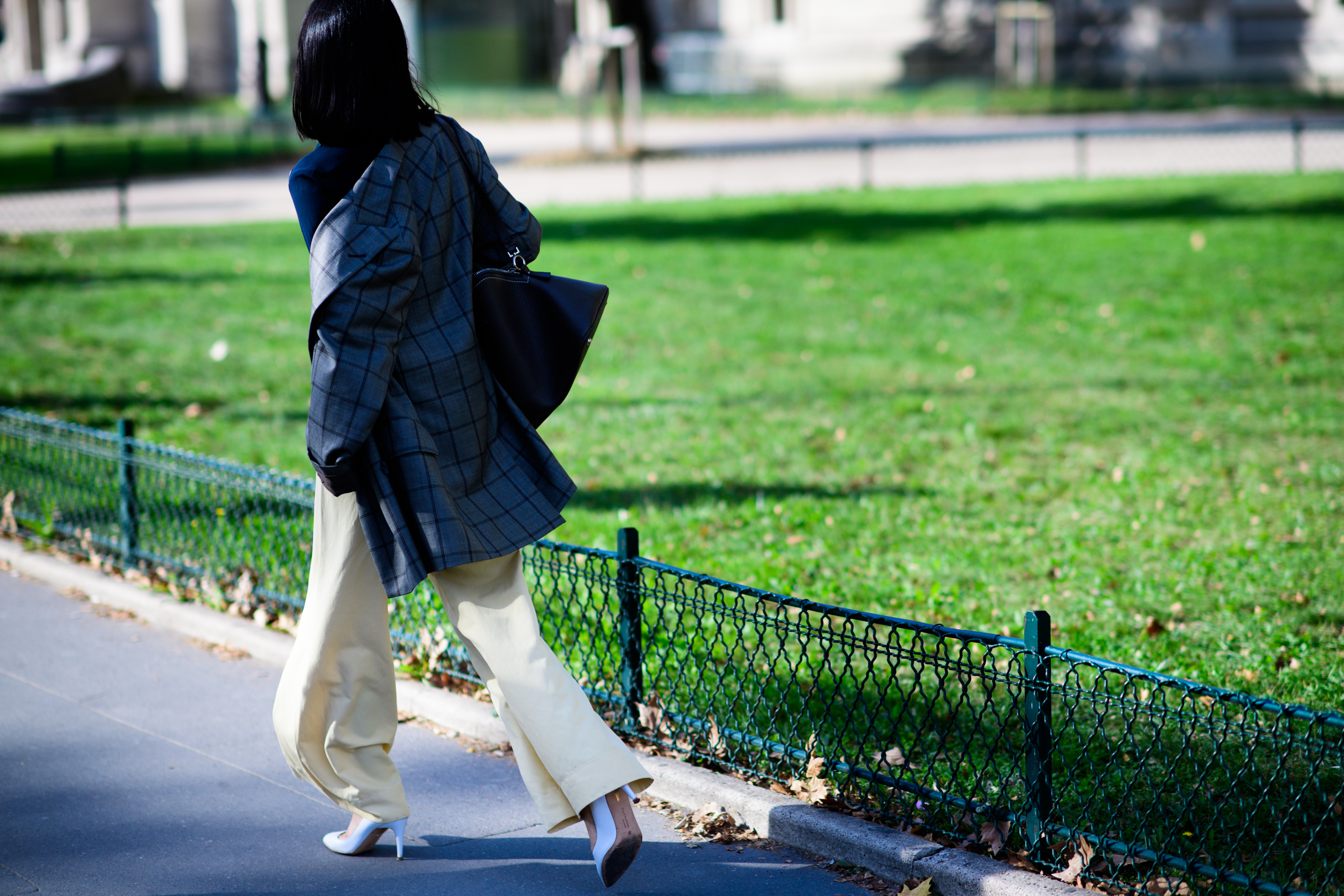 Japanese stylist wearing blazer