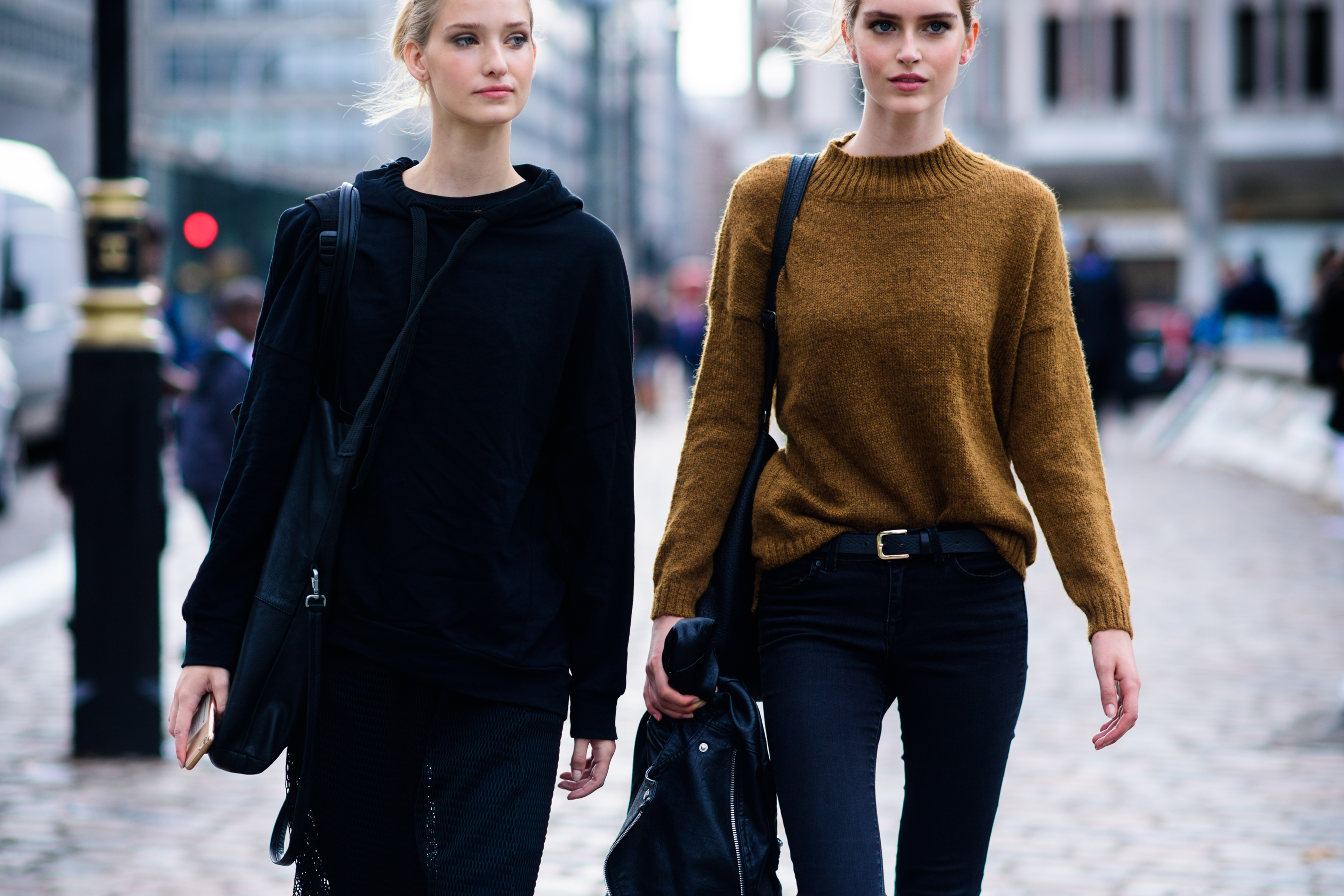 Two models after the show