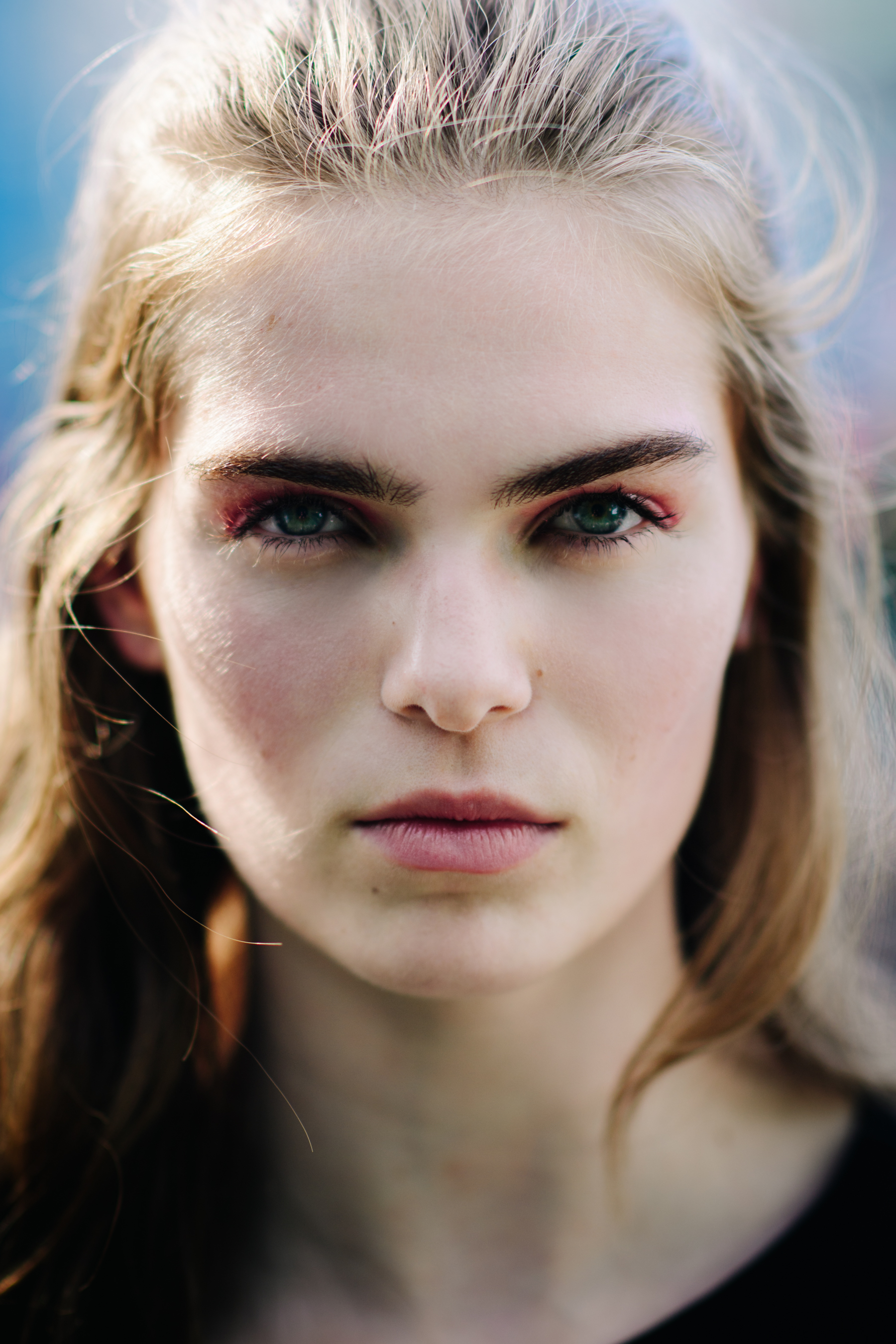 Portrait of a beautiful Danish model