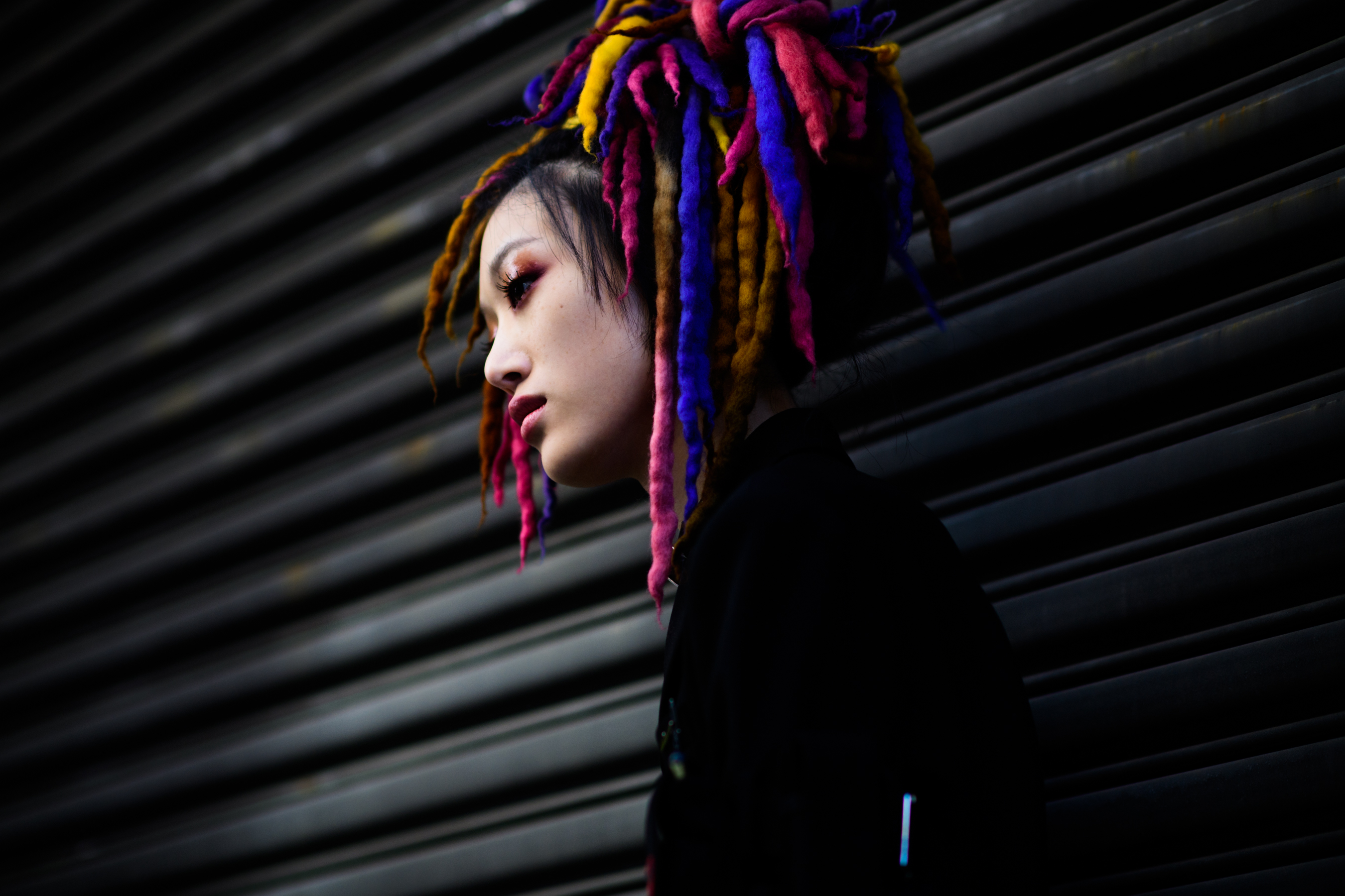 Korean model with Marc Jacobs dreadlocks