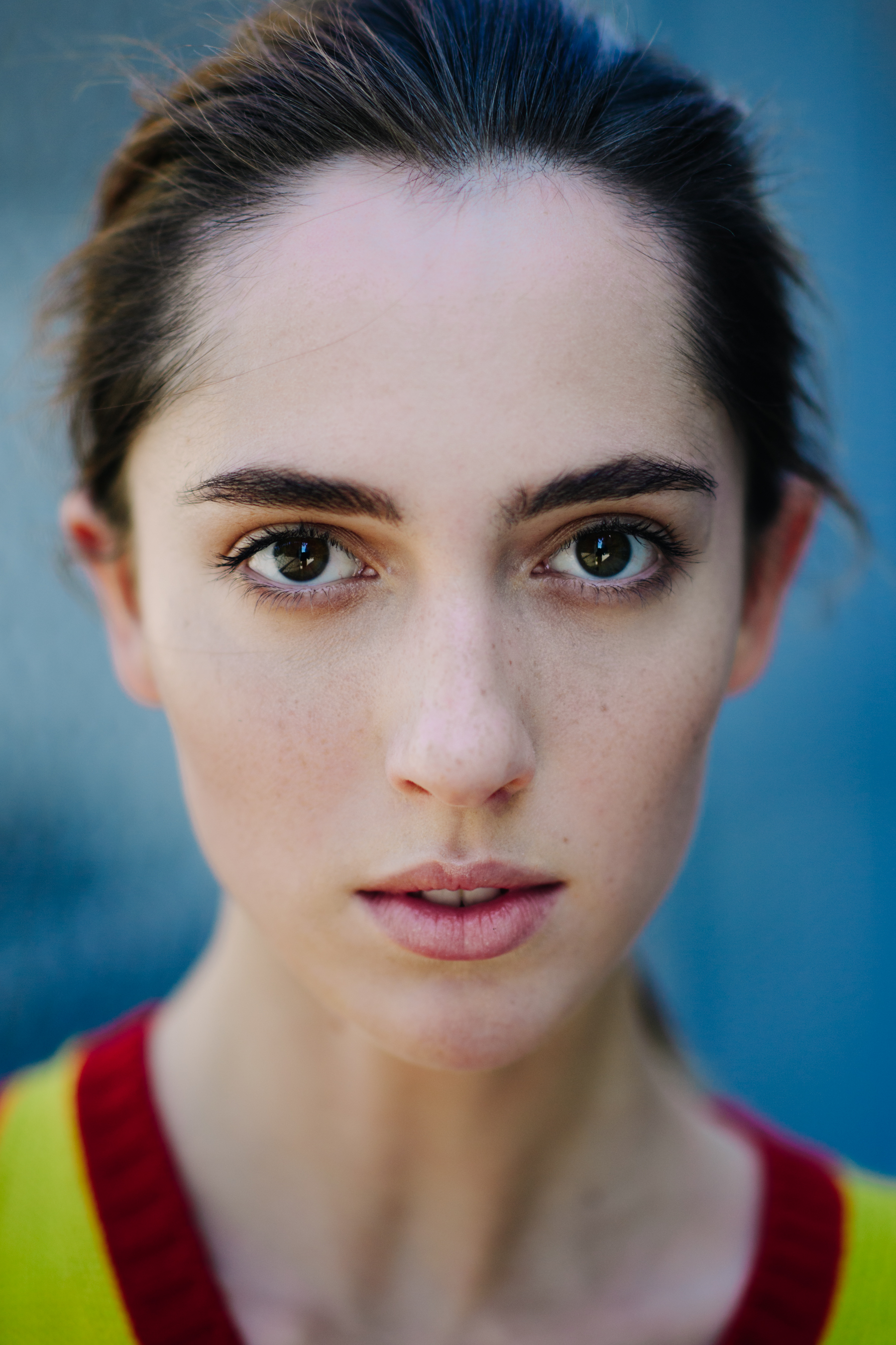 Portrait of American model