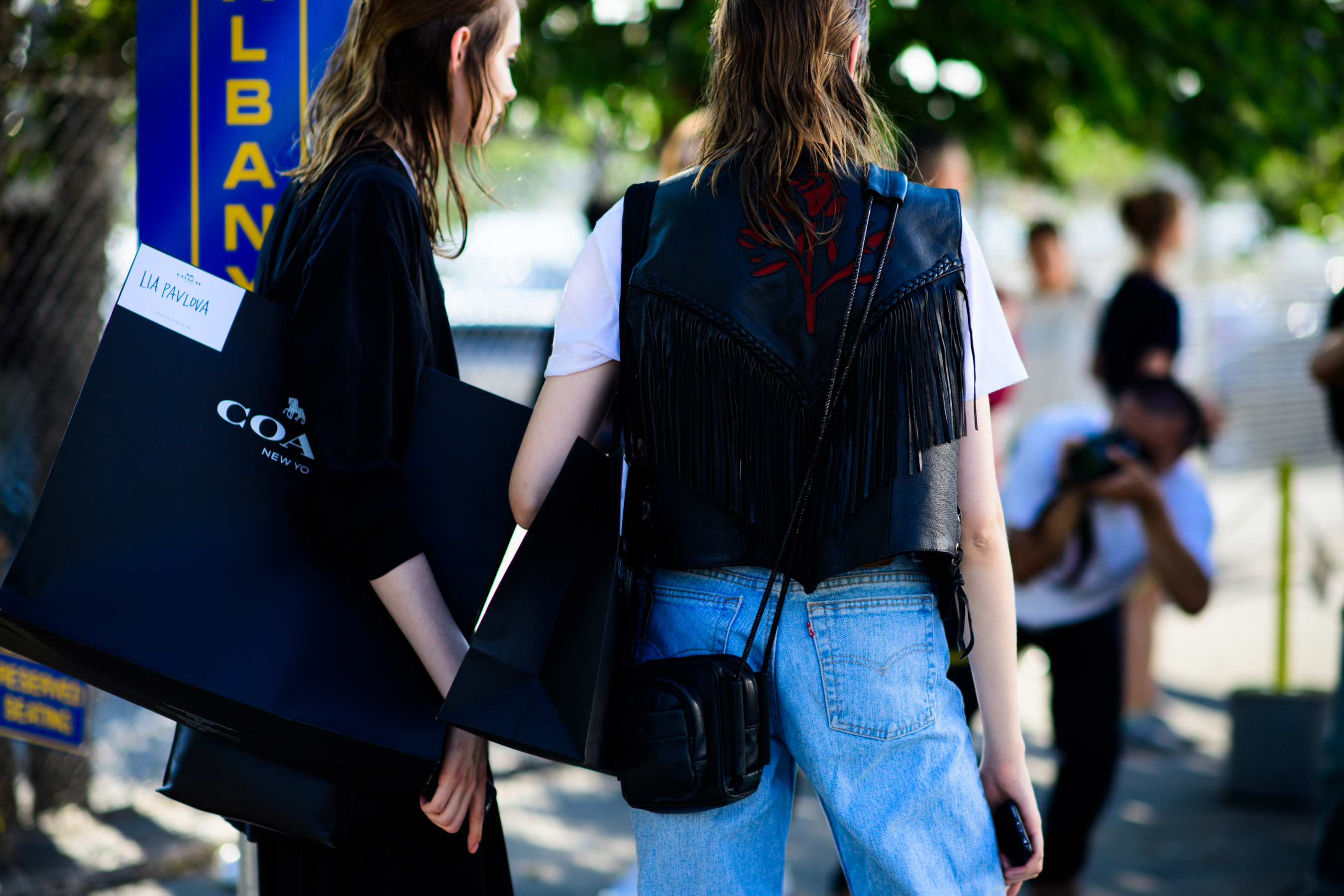 Two Russian models after Coach