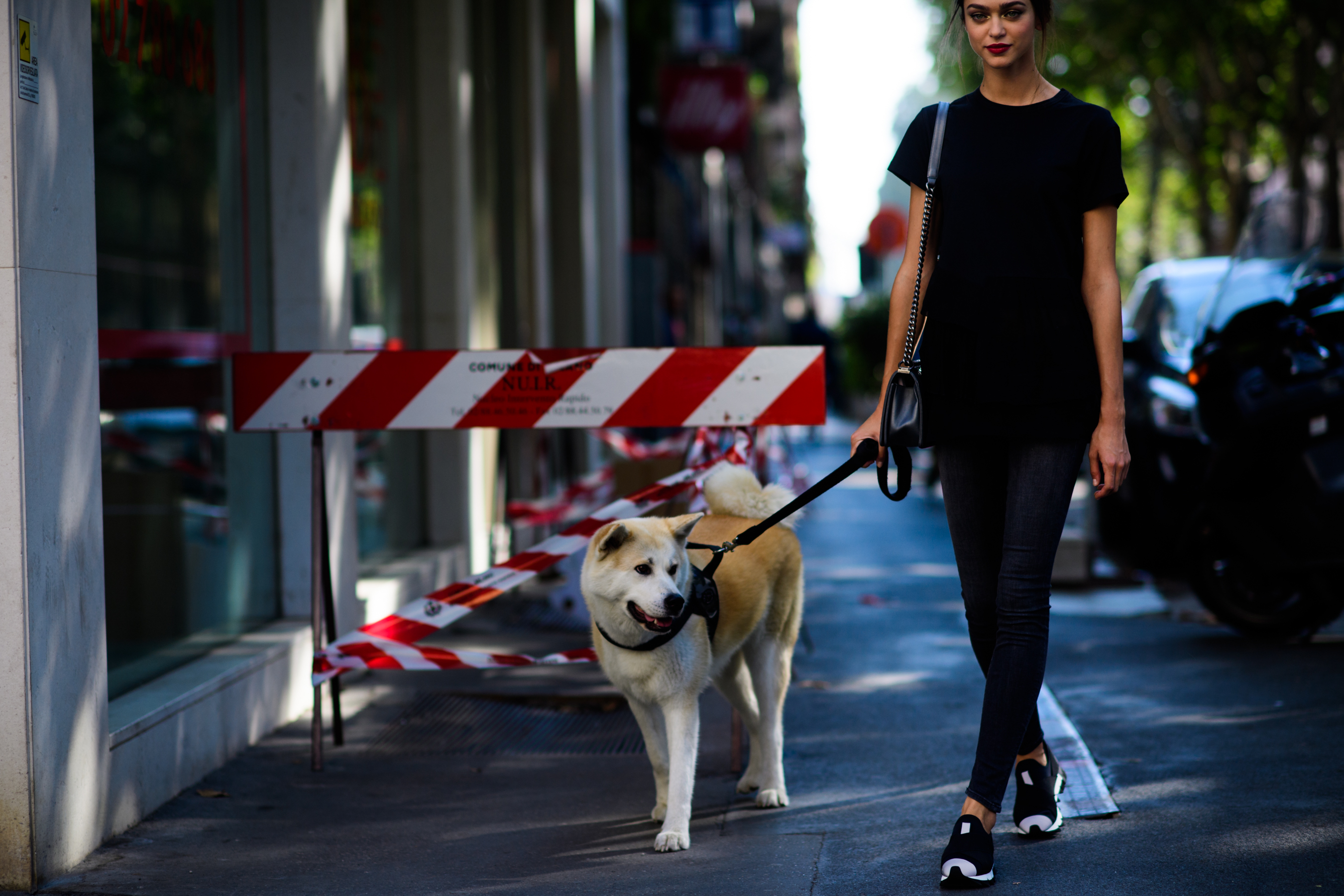 Belarusian model after Dolce & Gabbana
