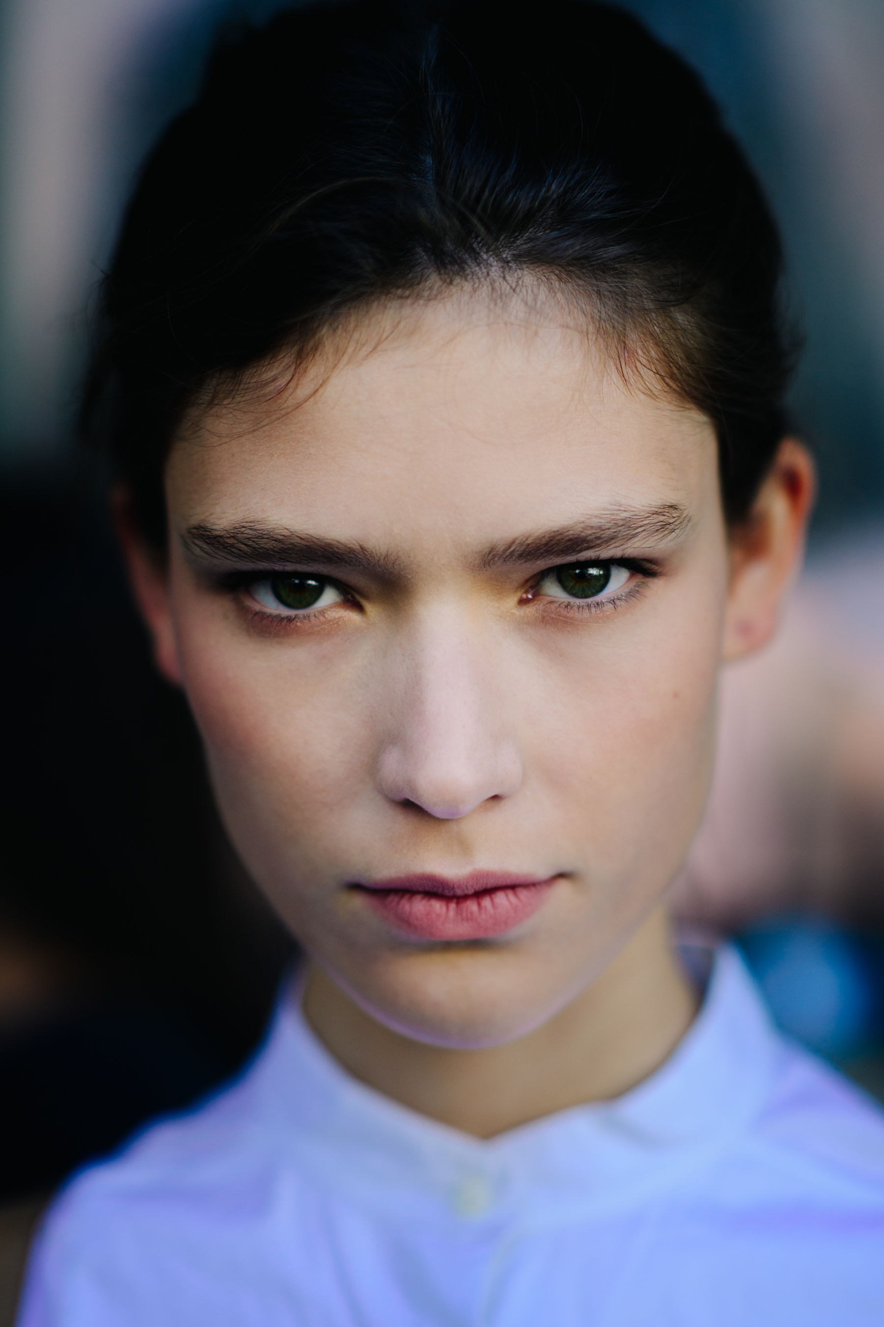 Portrait of a French model after Rodarte