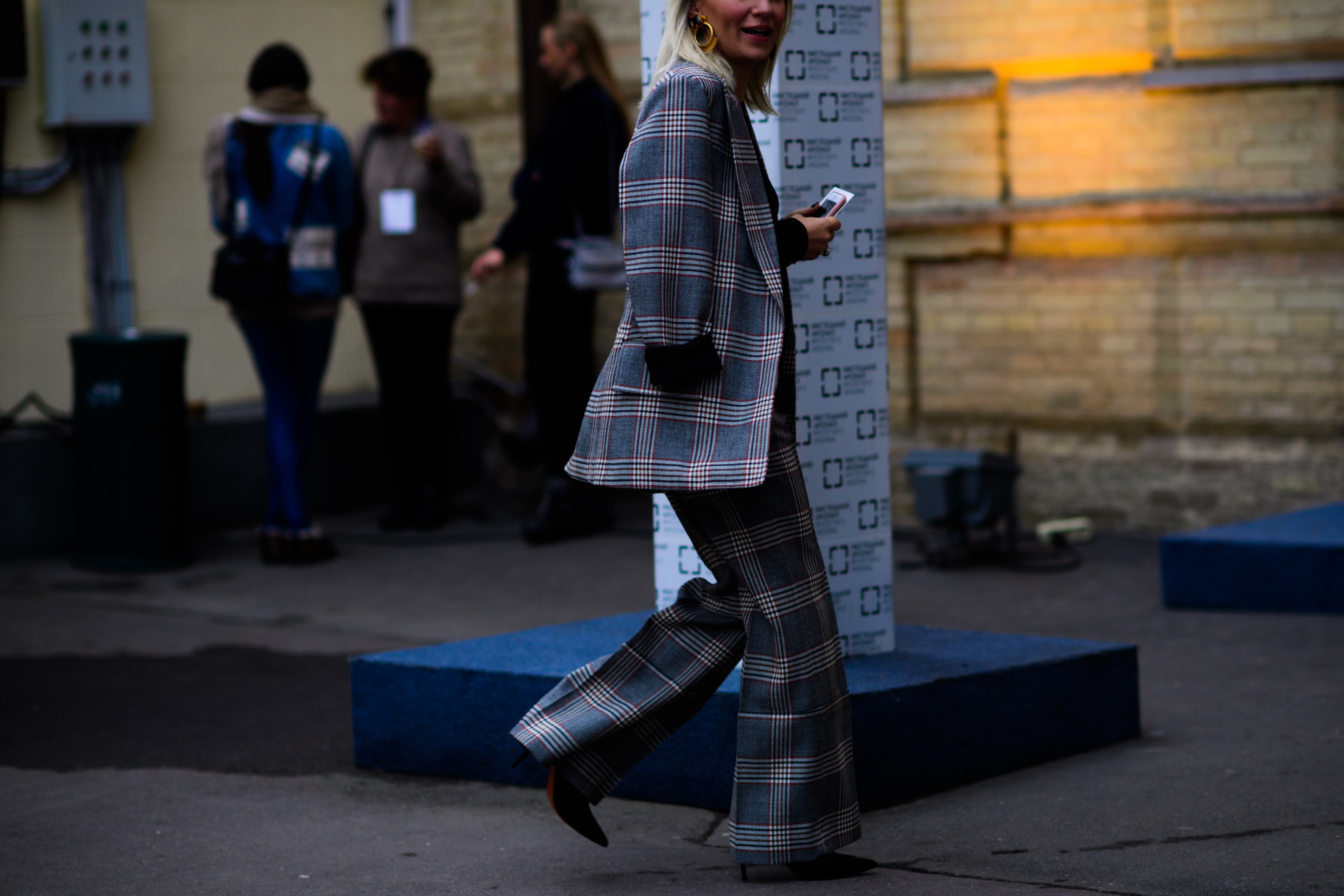 Buyer wearing grey suit