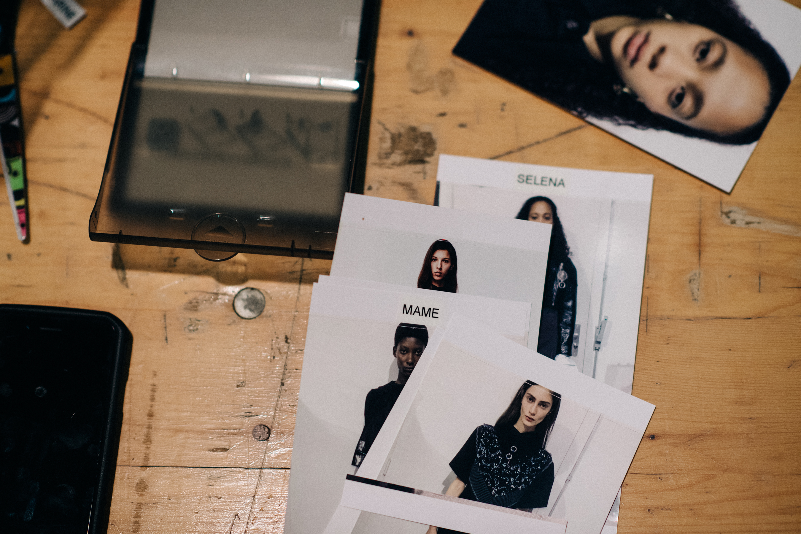 Casting cards on the table