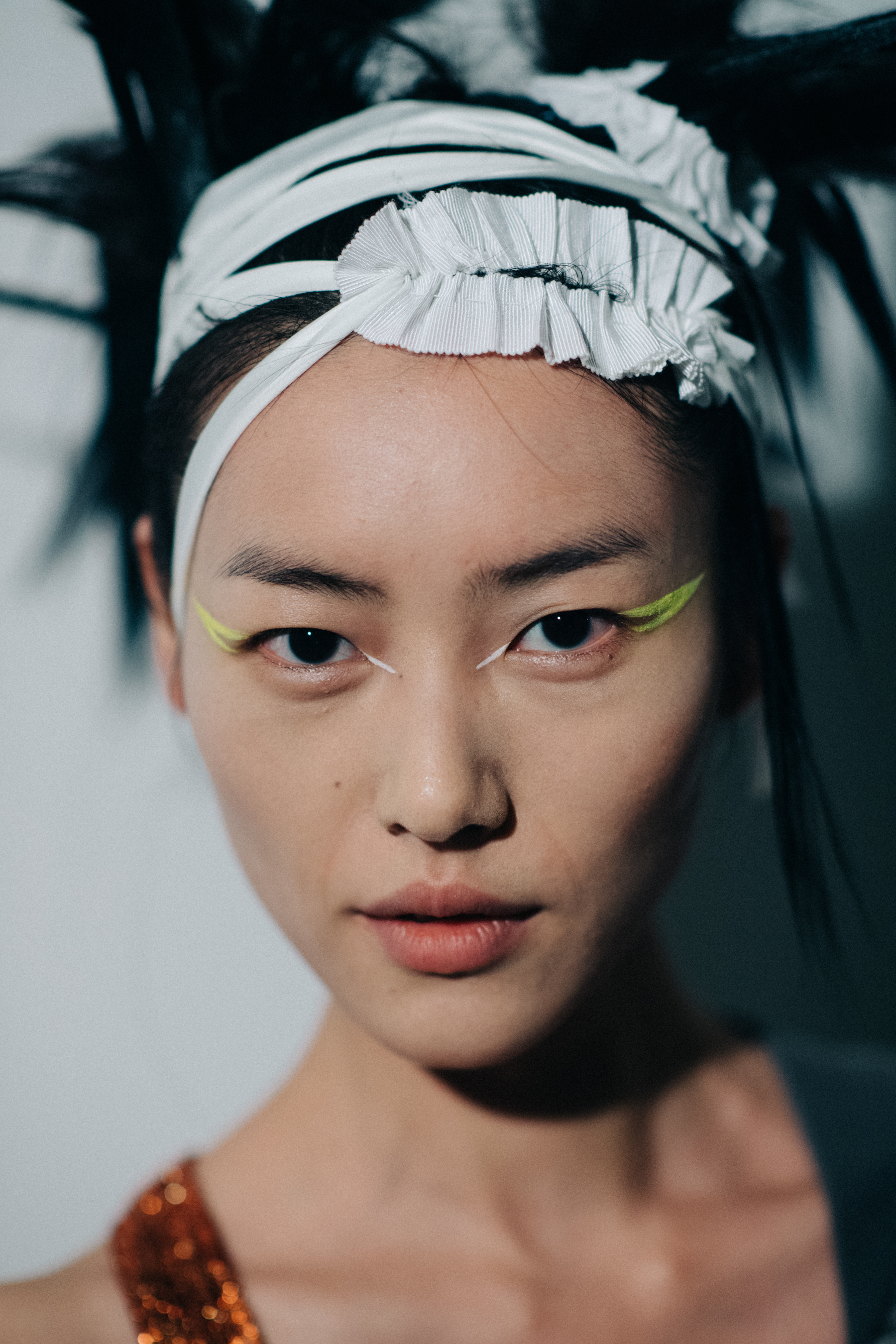 Portrait of Chinese model Liu Wen
