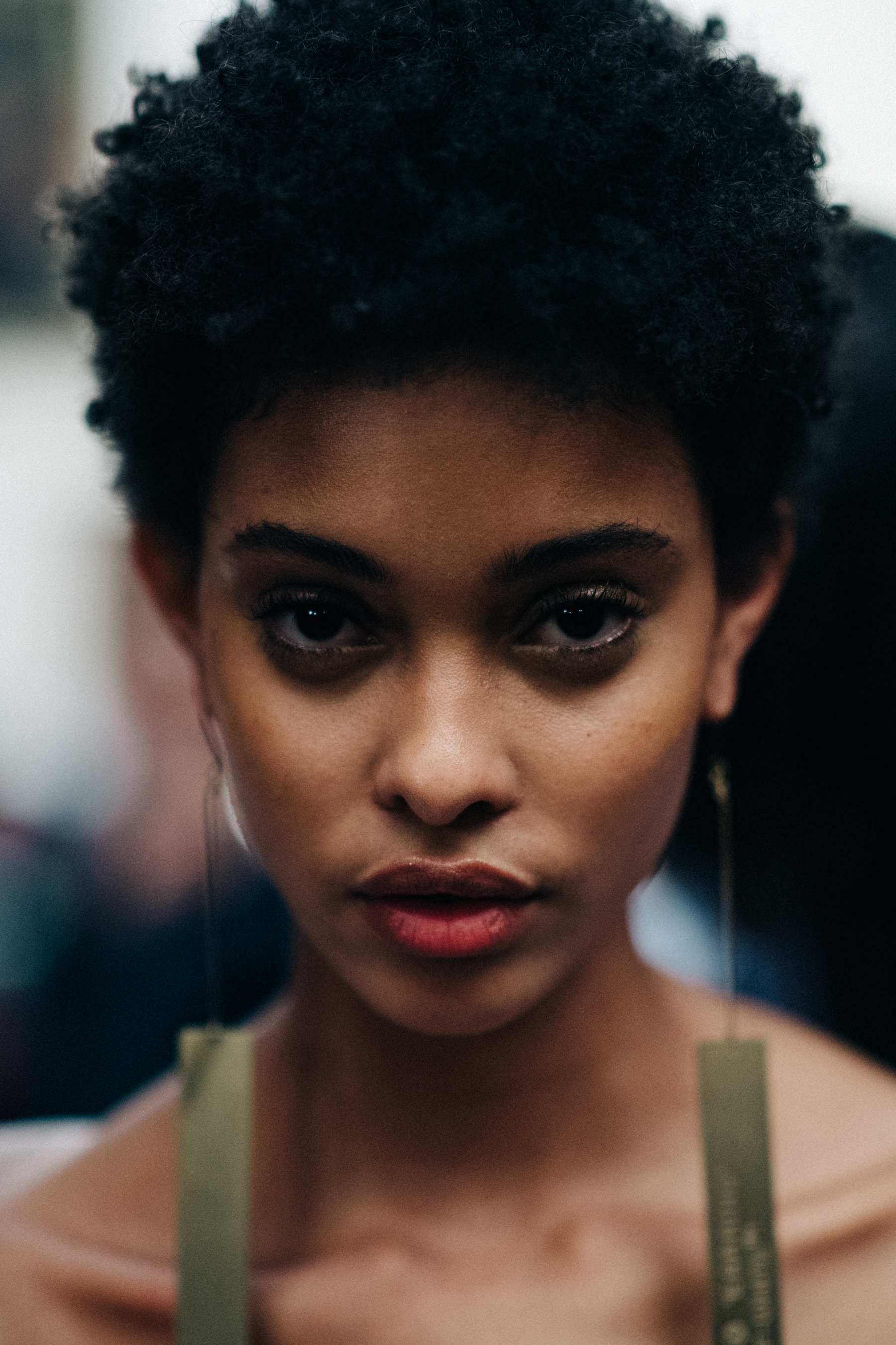 Portrait of a model Samile Bermannelli